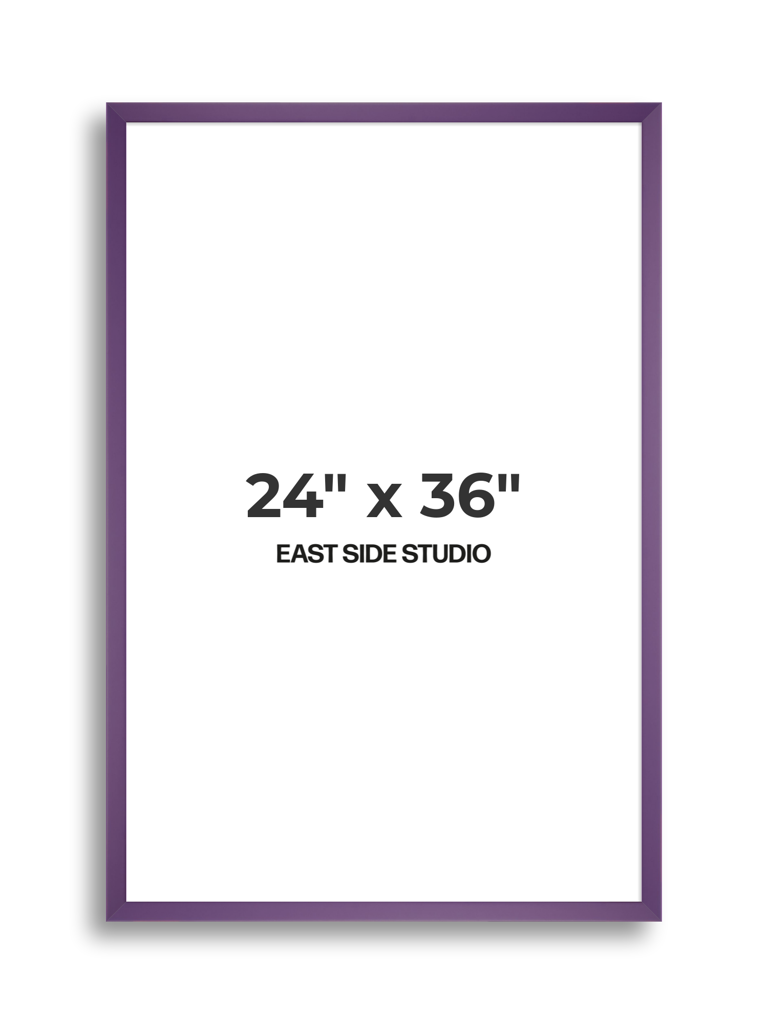 Deep Lilac 24" x 36" picture frame