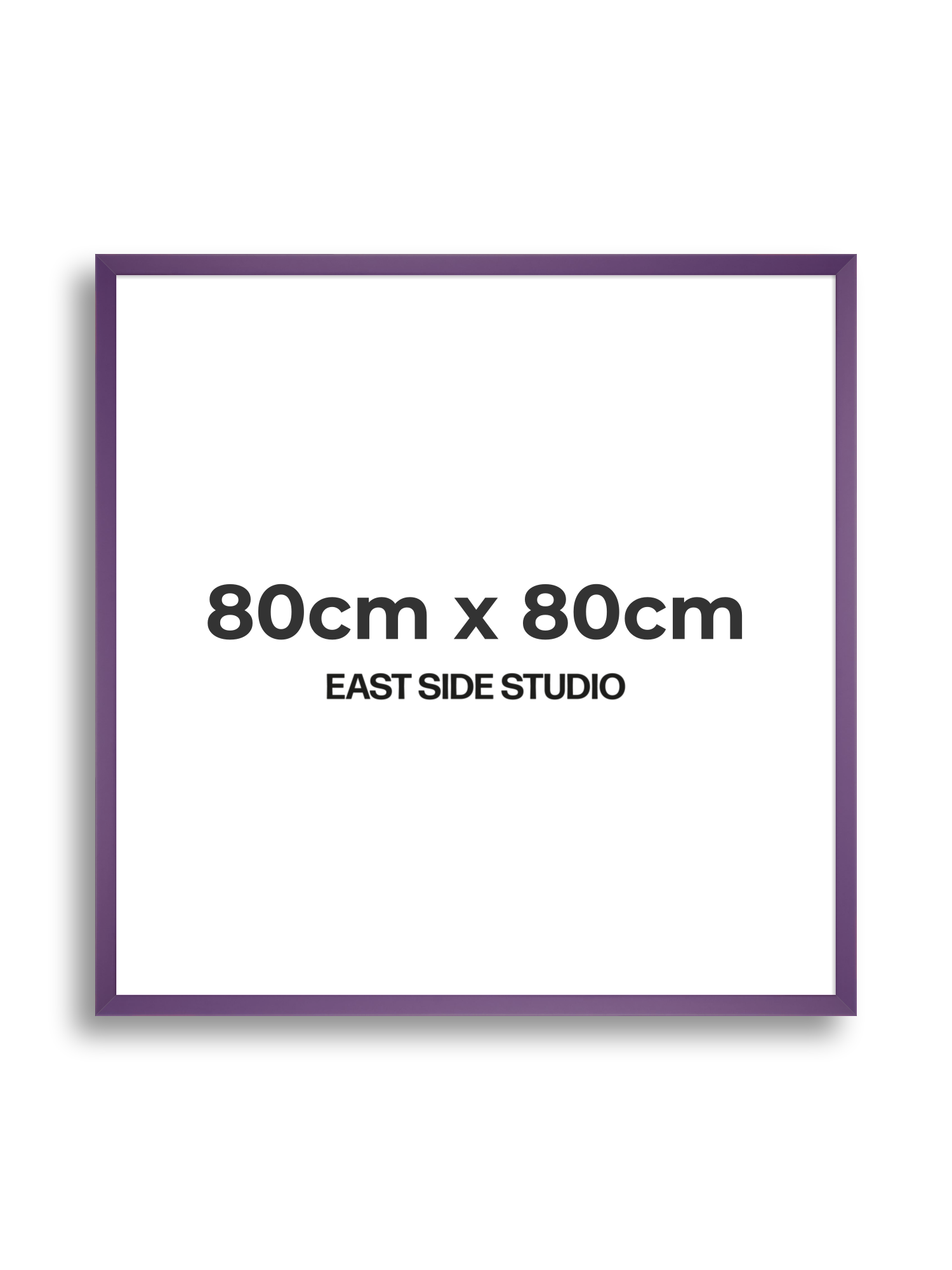 Deep Lilac 80cm x 80cm picture frame