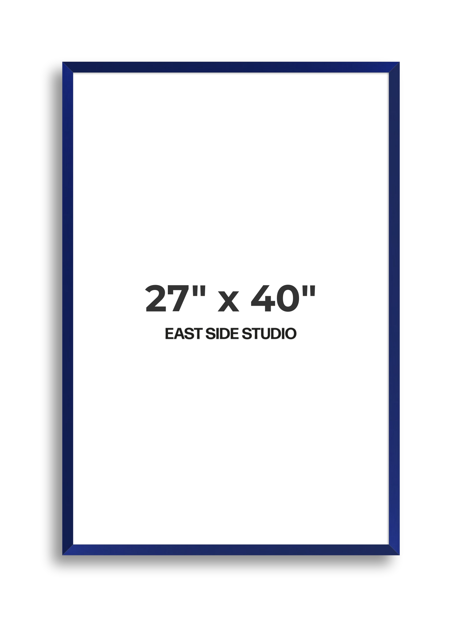 Cobalt Blue 27" x 40" picture frame