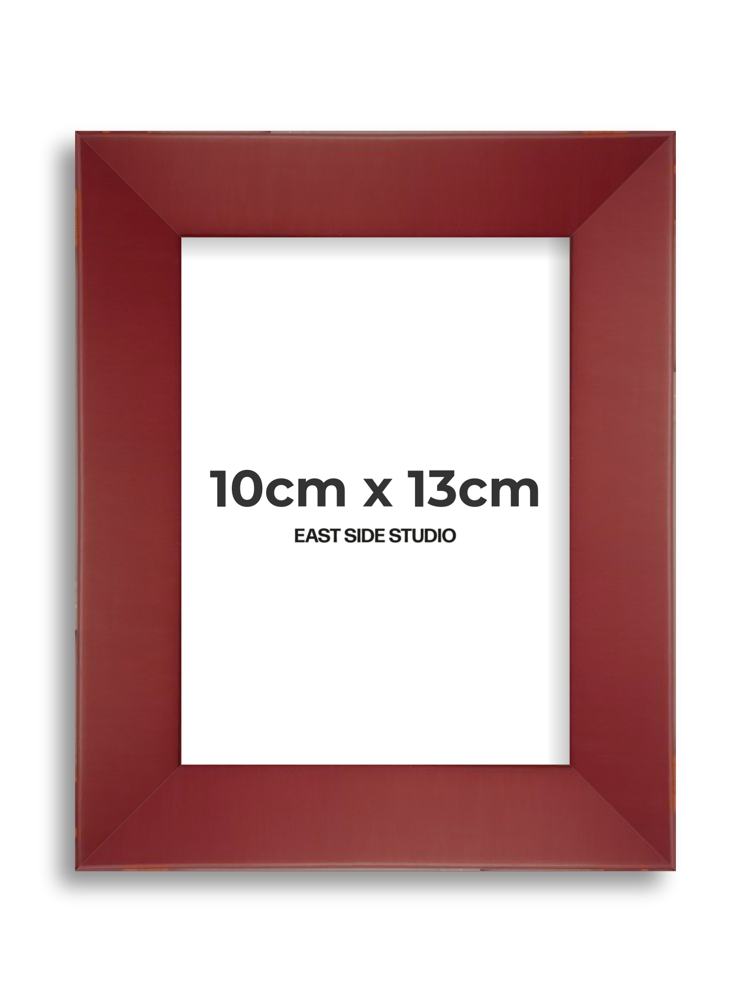 Burgundy 10cm x 13cm picture frame