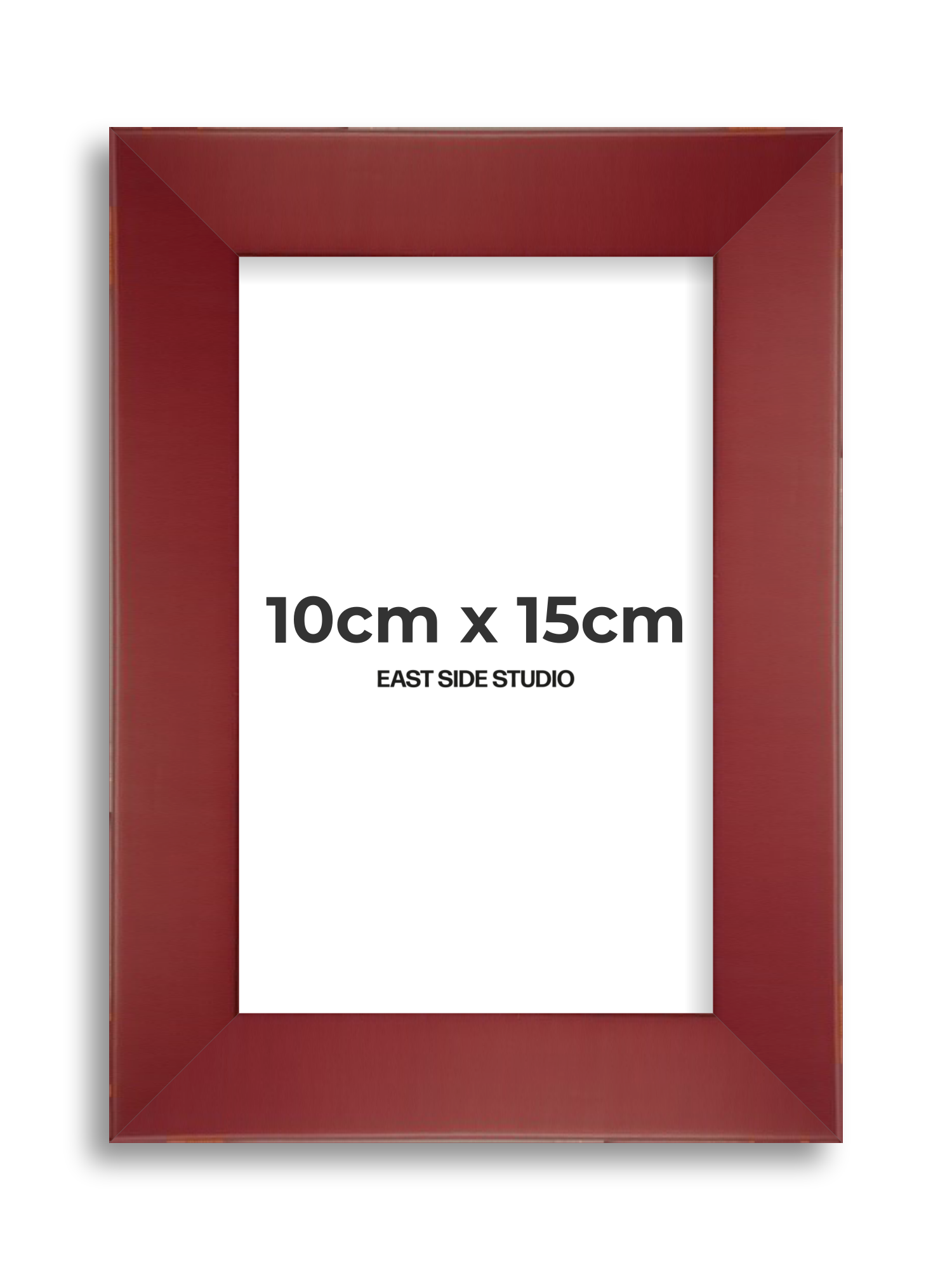 Burgundy 10cm x 15cm picture frame