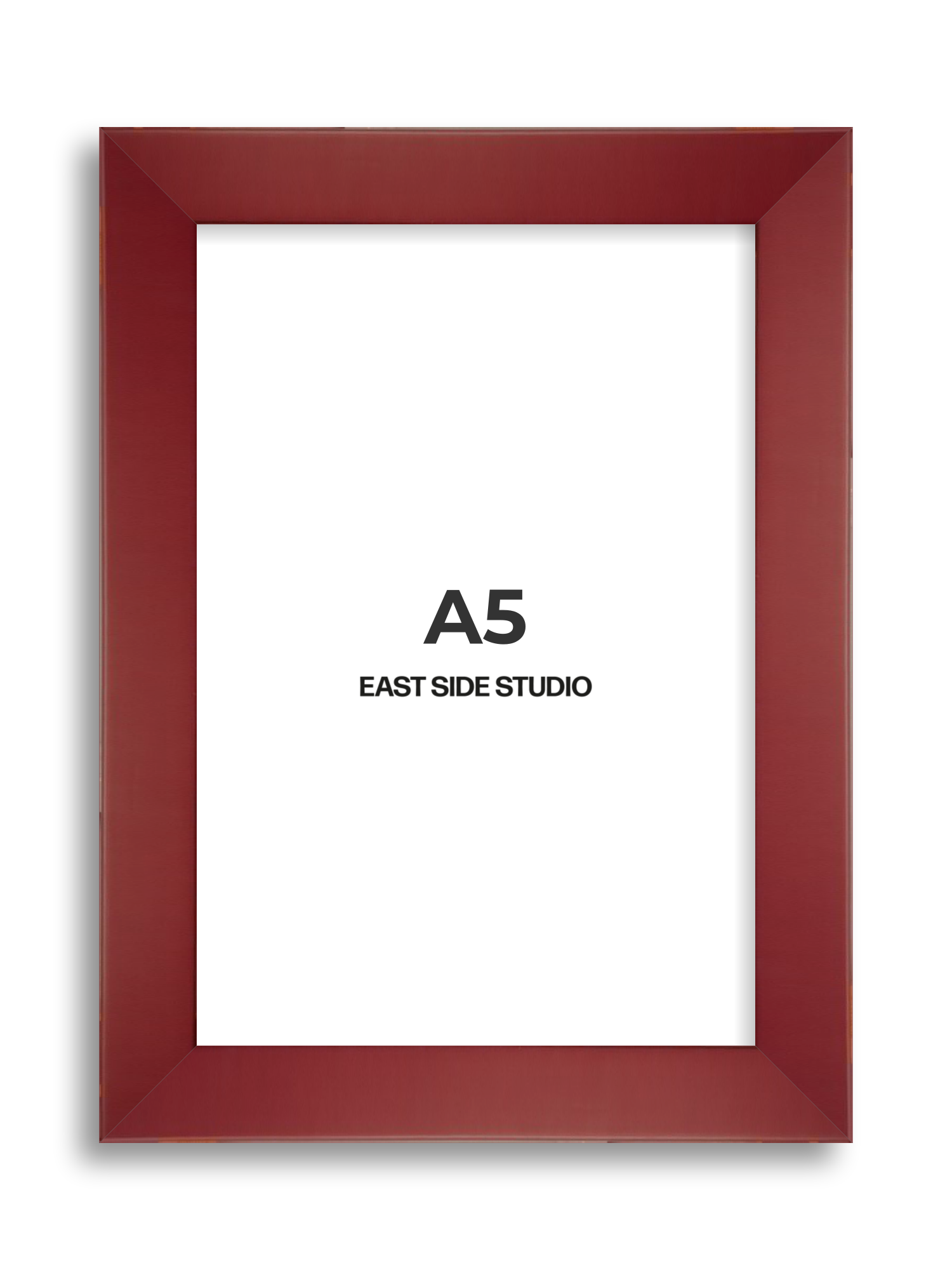 Burgundy A5 picture frame