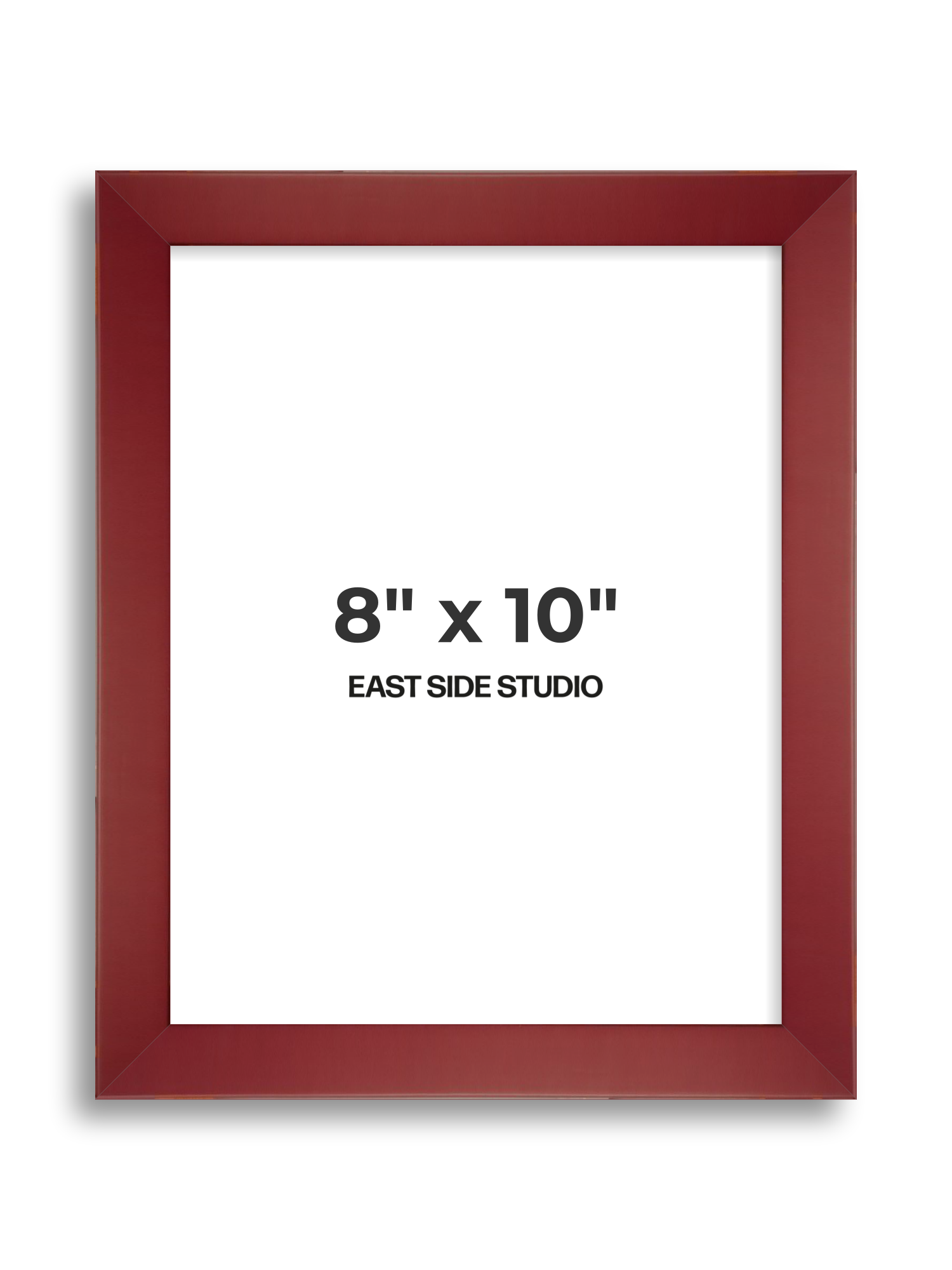 Burgundy 8" x 10" picture frame