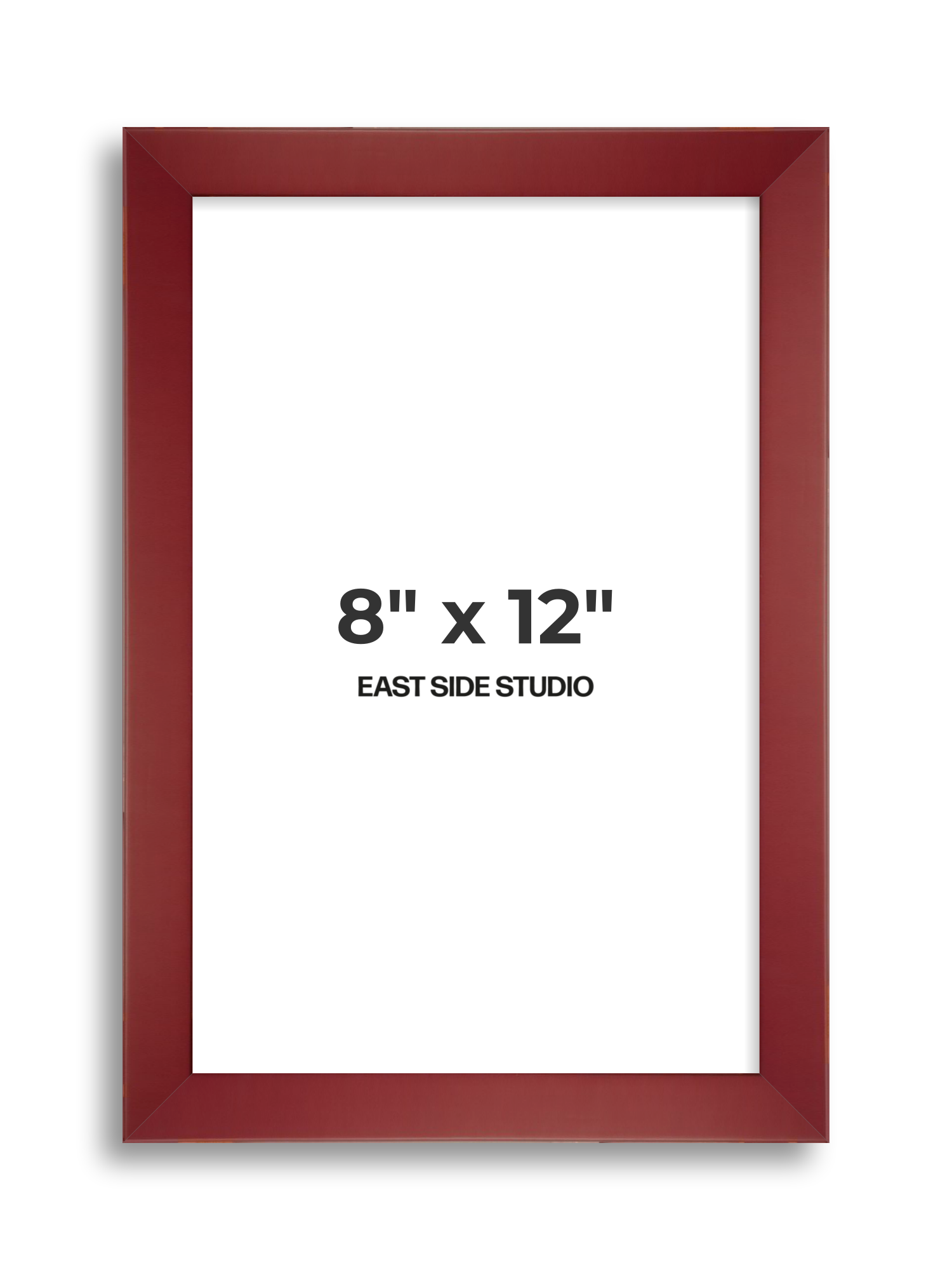 Burgundy 8" x 12" picture frame