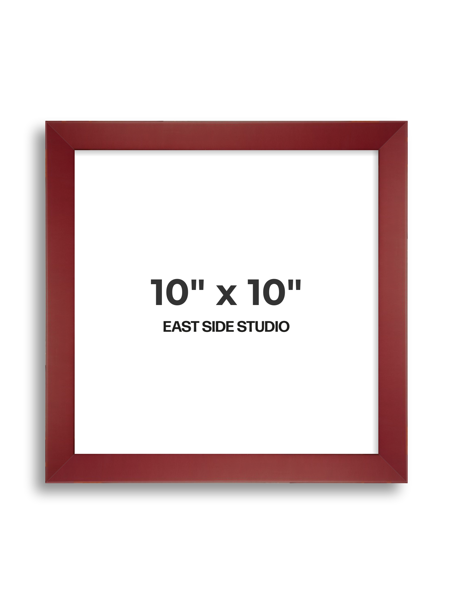 Burgundy 10" x 10" picture frame