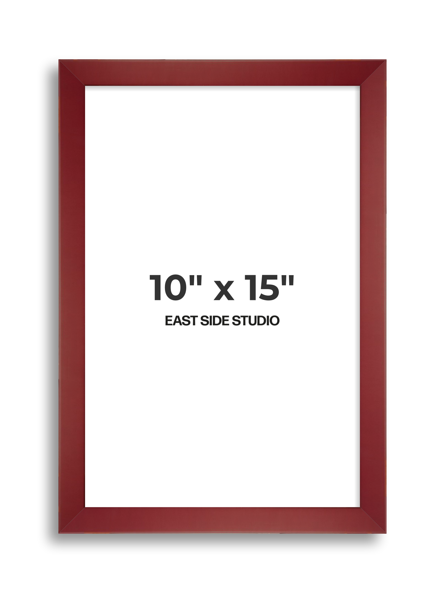 Burgundy 10" x 15" picture frame