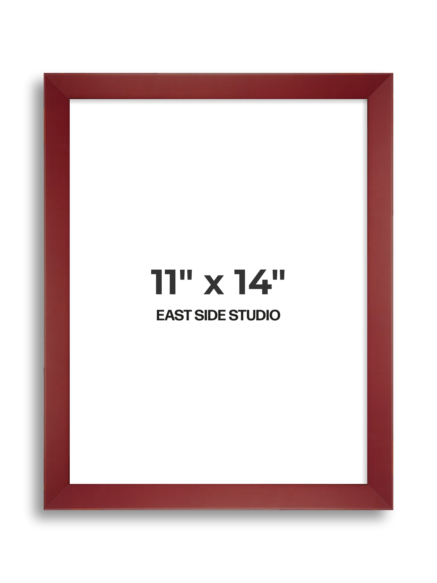 Burgundy 11" x 14" picture frame