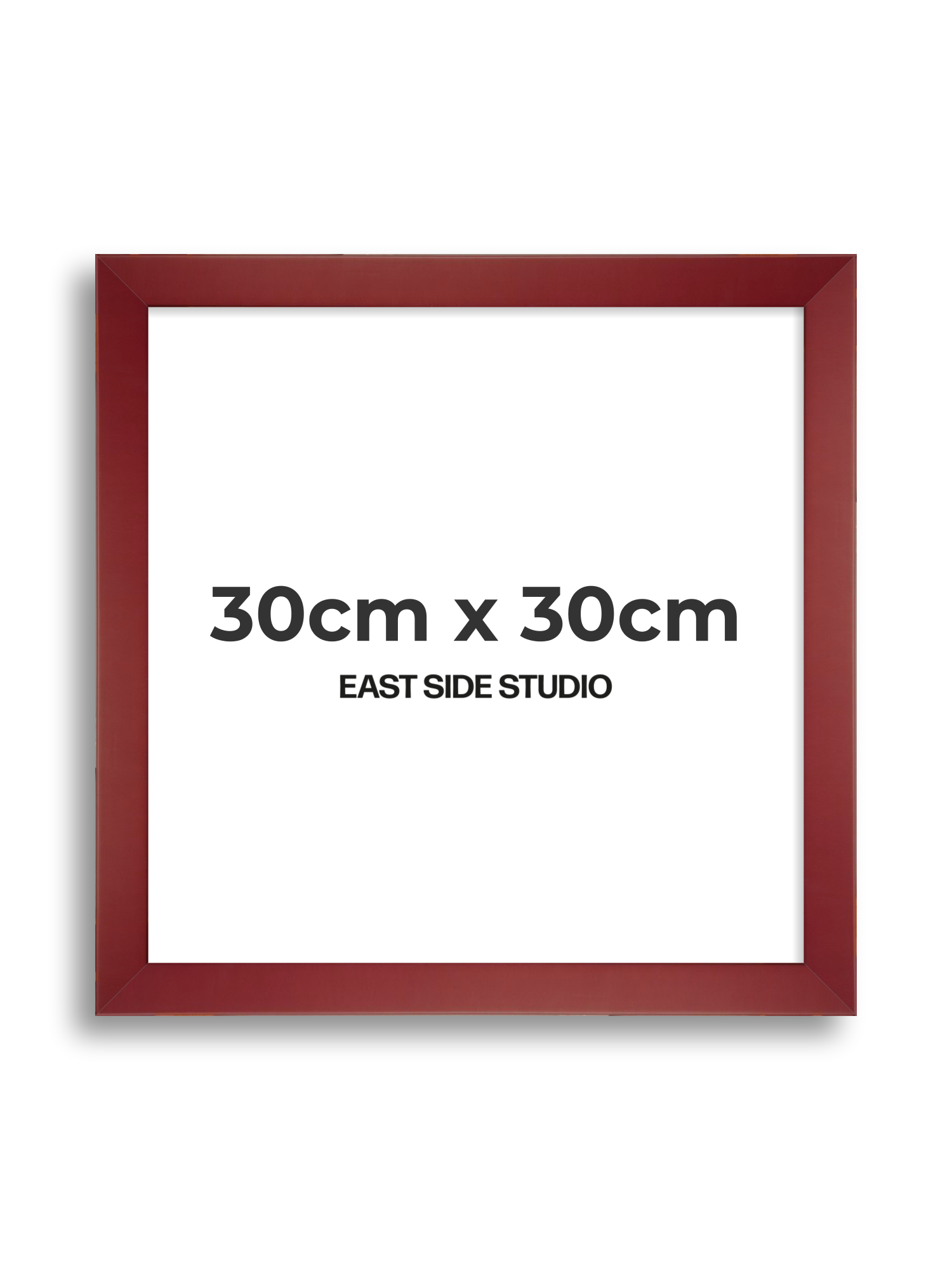 Burgundy 30cm x 30cm picture frame