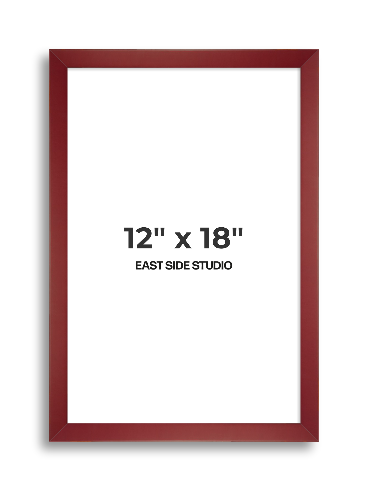 Burgundy 12" x 18" picture frame