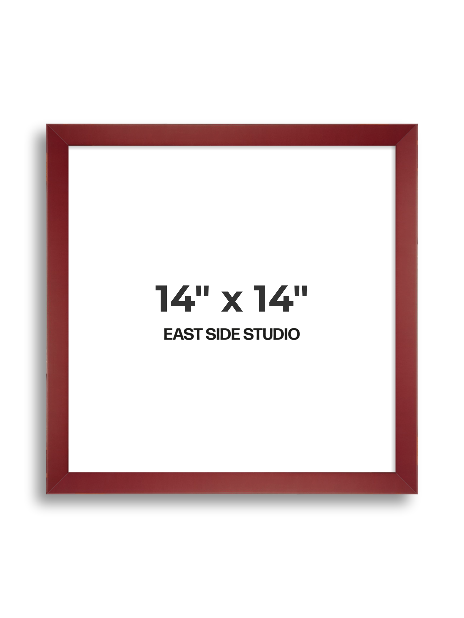 Burgundy 14" x 14" picture frame