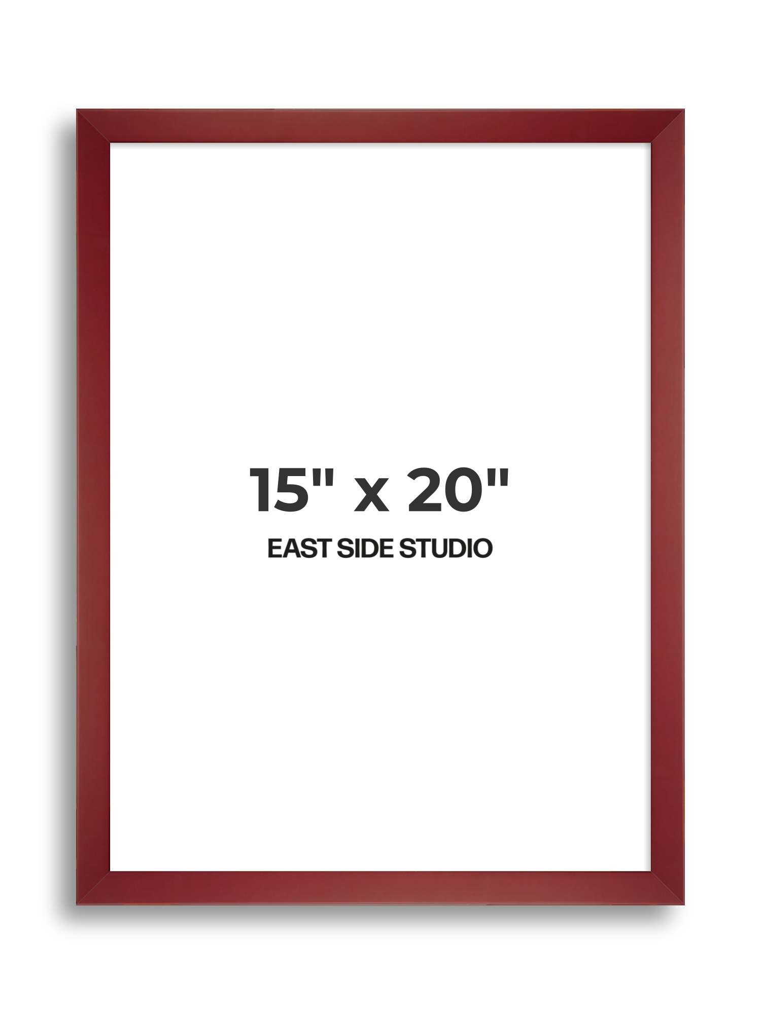 Burgundy 15" x 20" picture frame