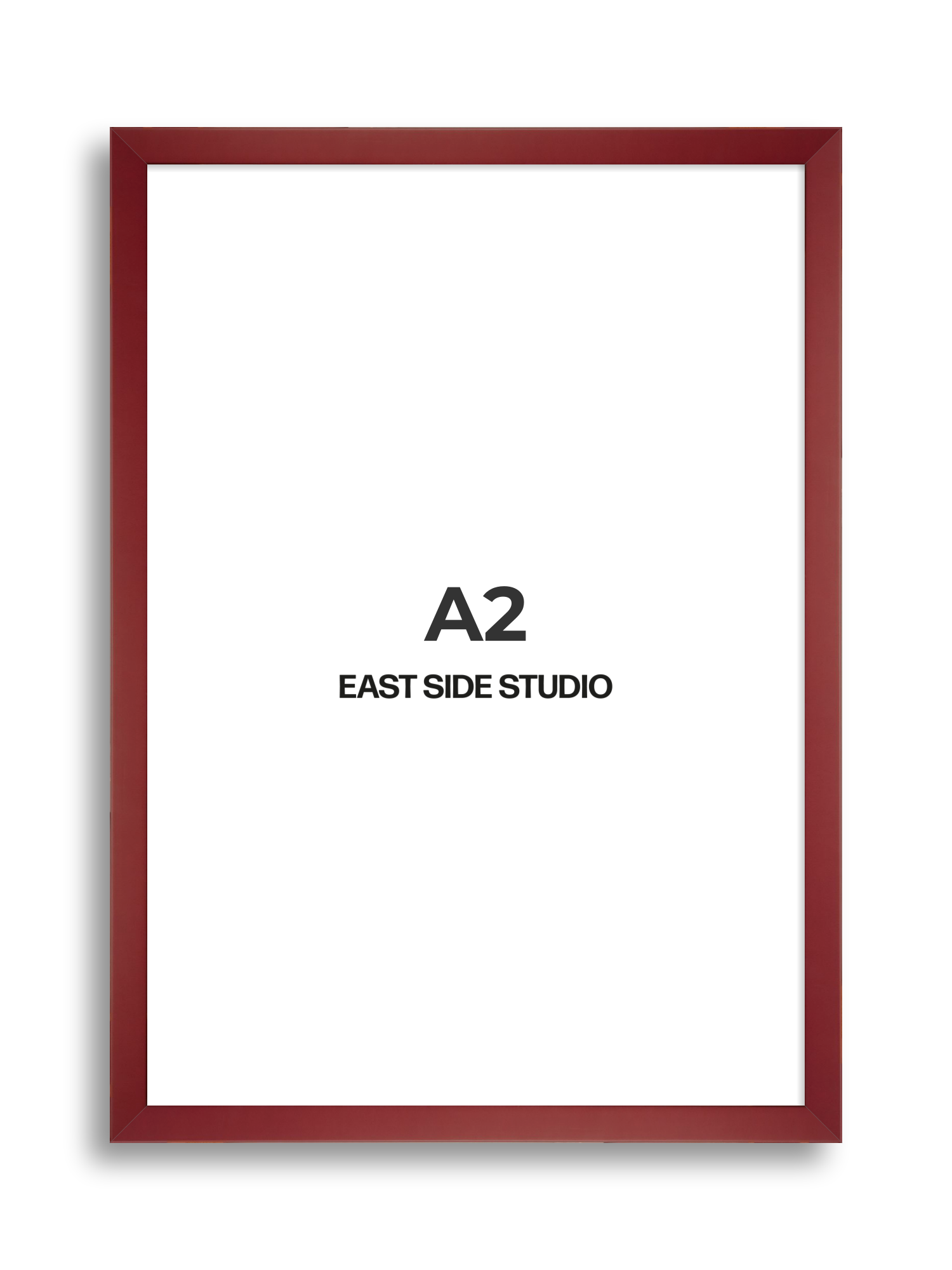 Burgundy A2 picture frame
