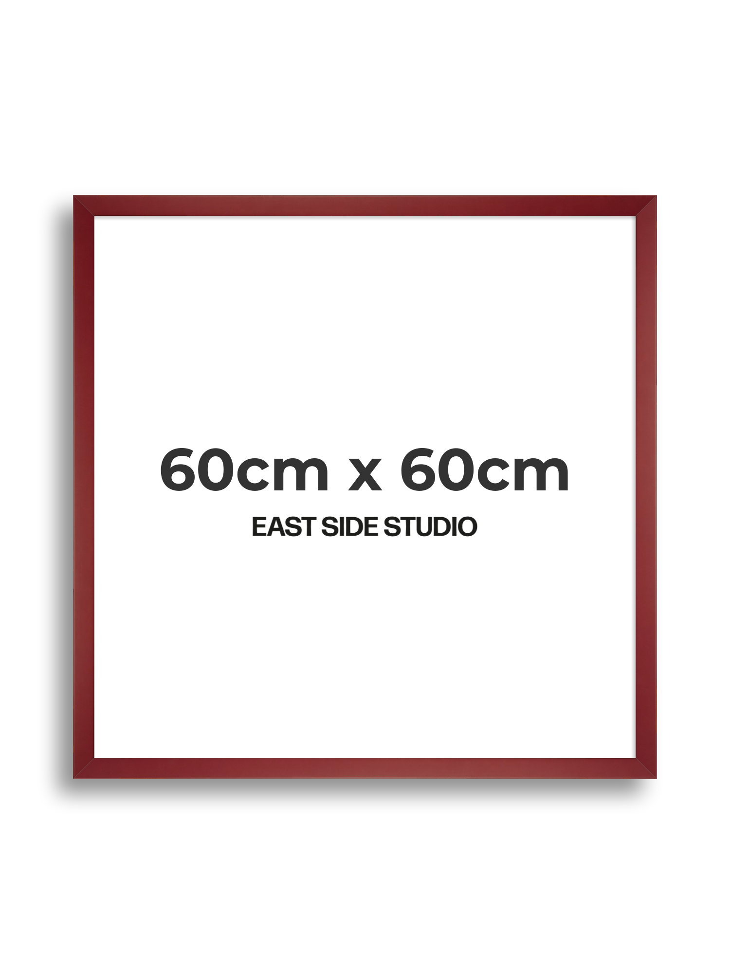Burgundy 60cm x 60cm picture frame