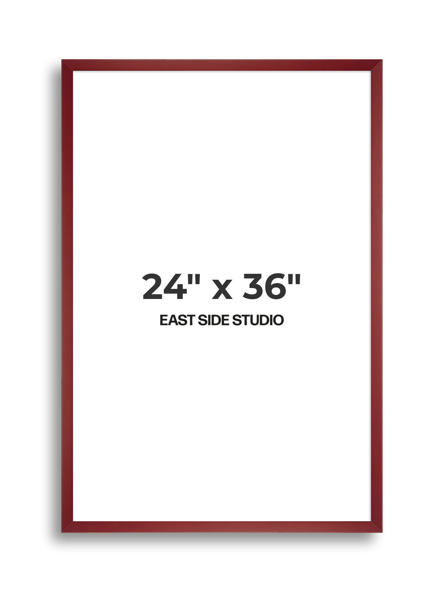 Burgundy 24" x 36" picture frame
