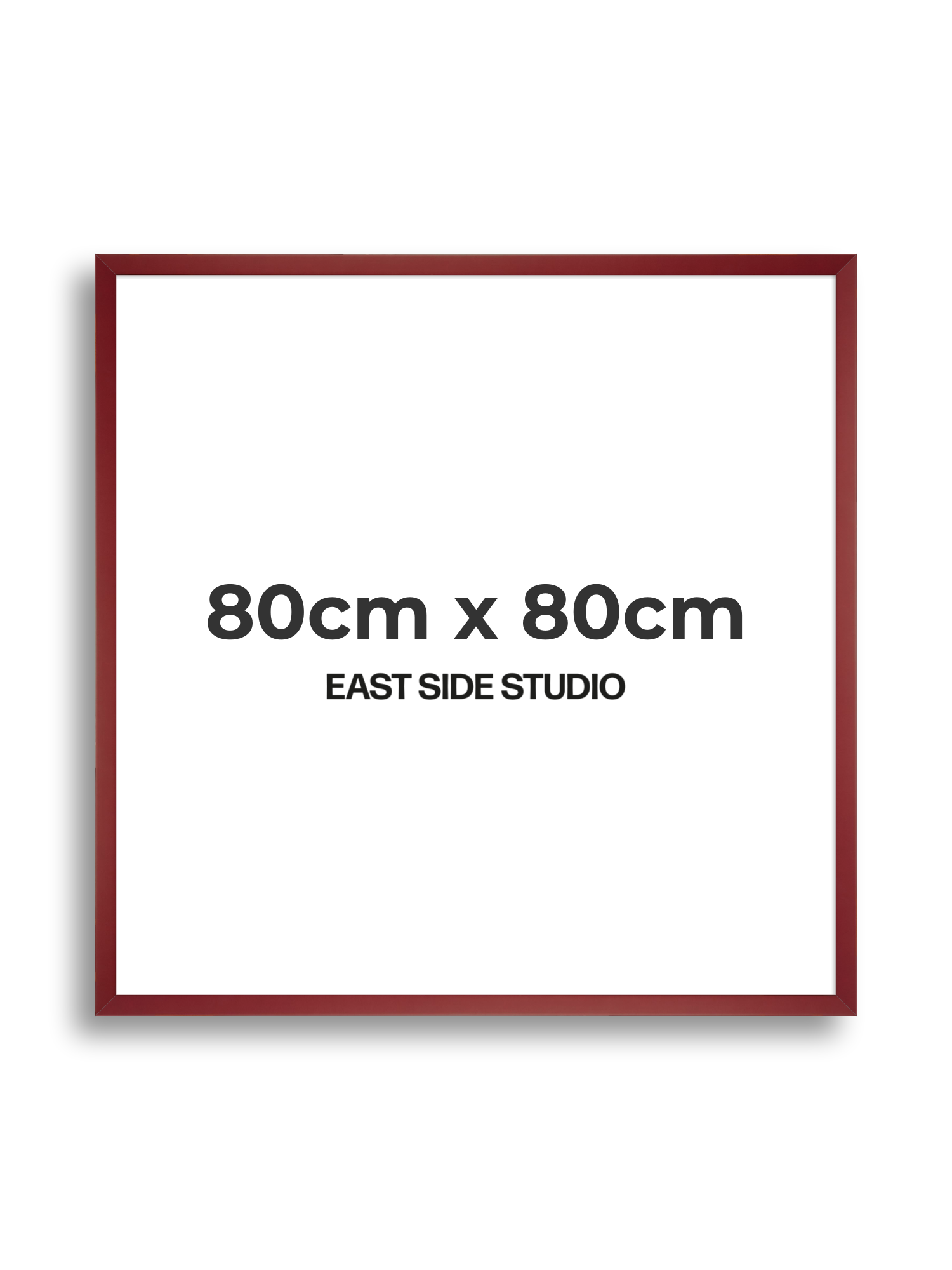 Burgundy 80cm x 80cm picture frame