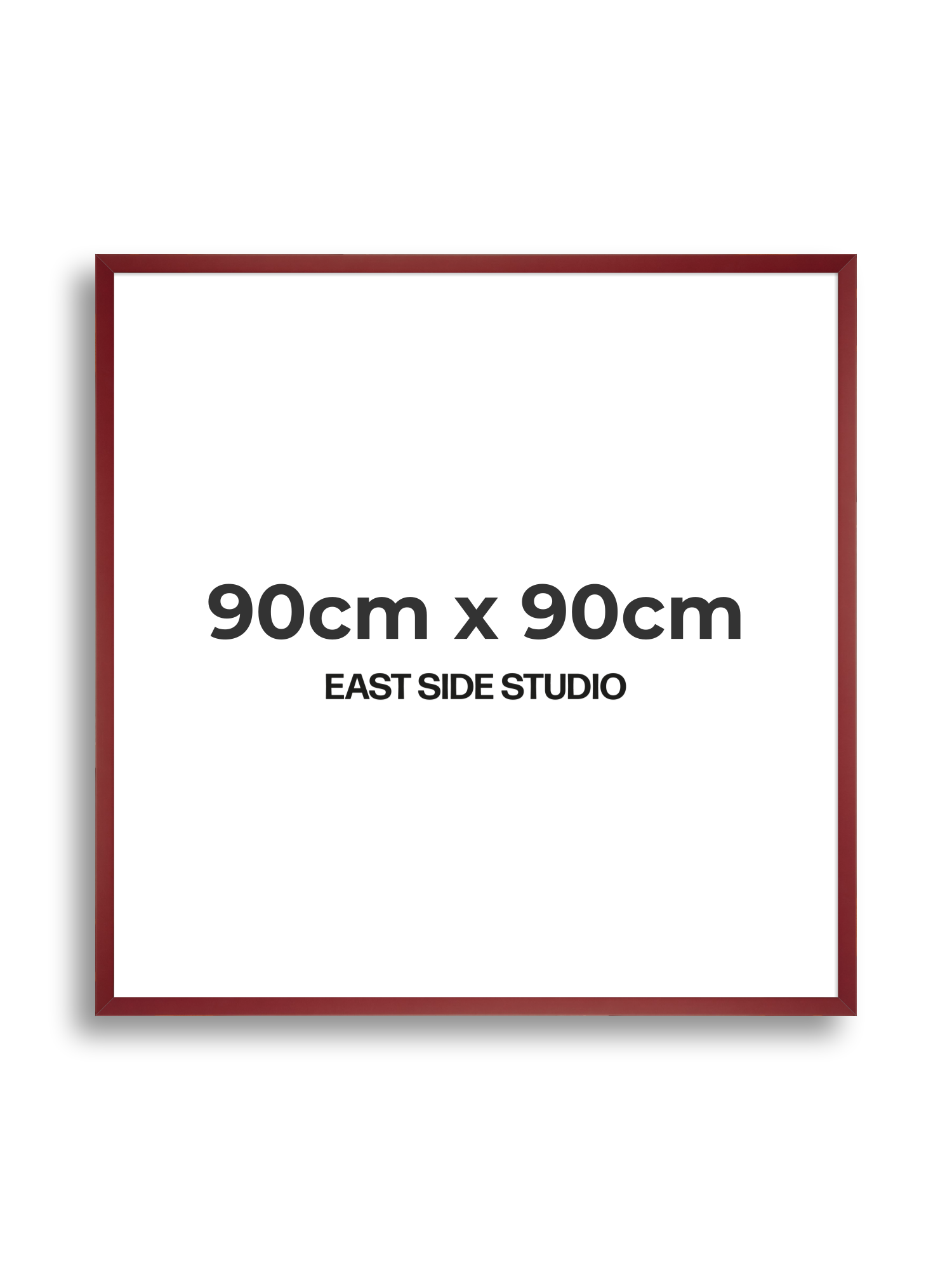 Burgundy 90cm x 90cm picture frame