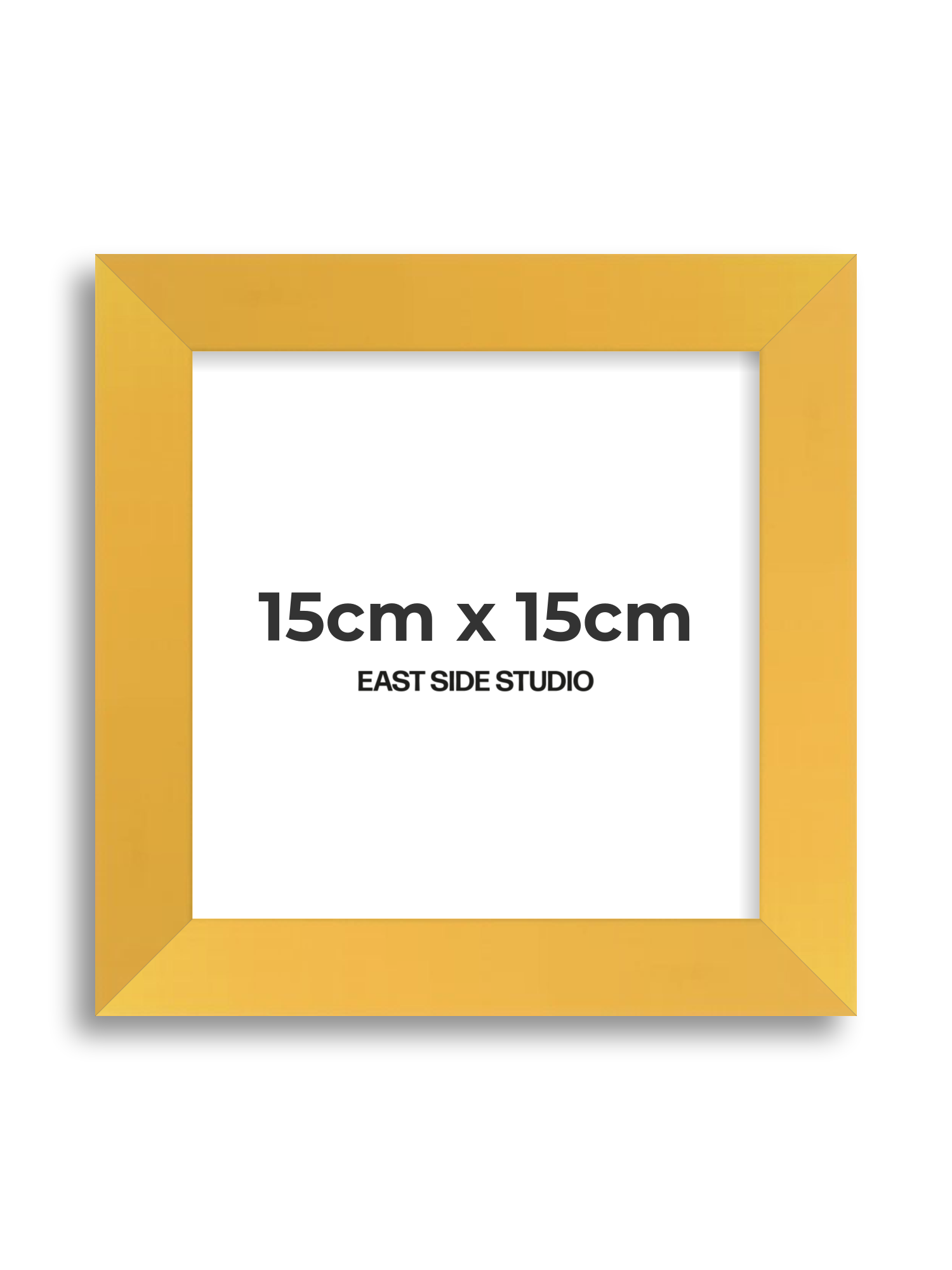 Egg Yolk Yellow 15cm x 15cm picture frame