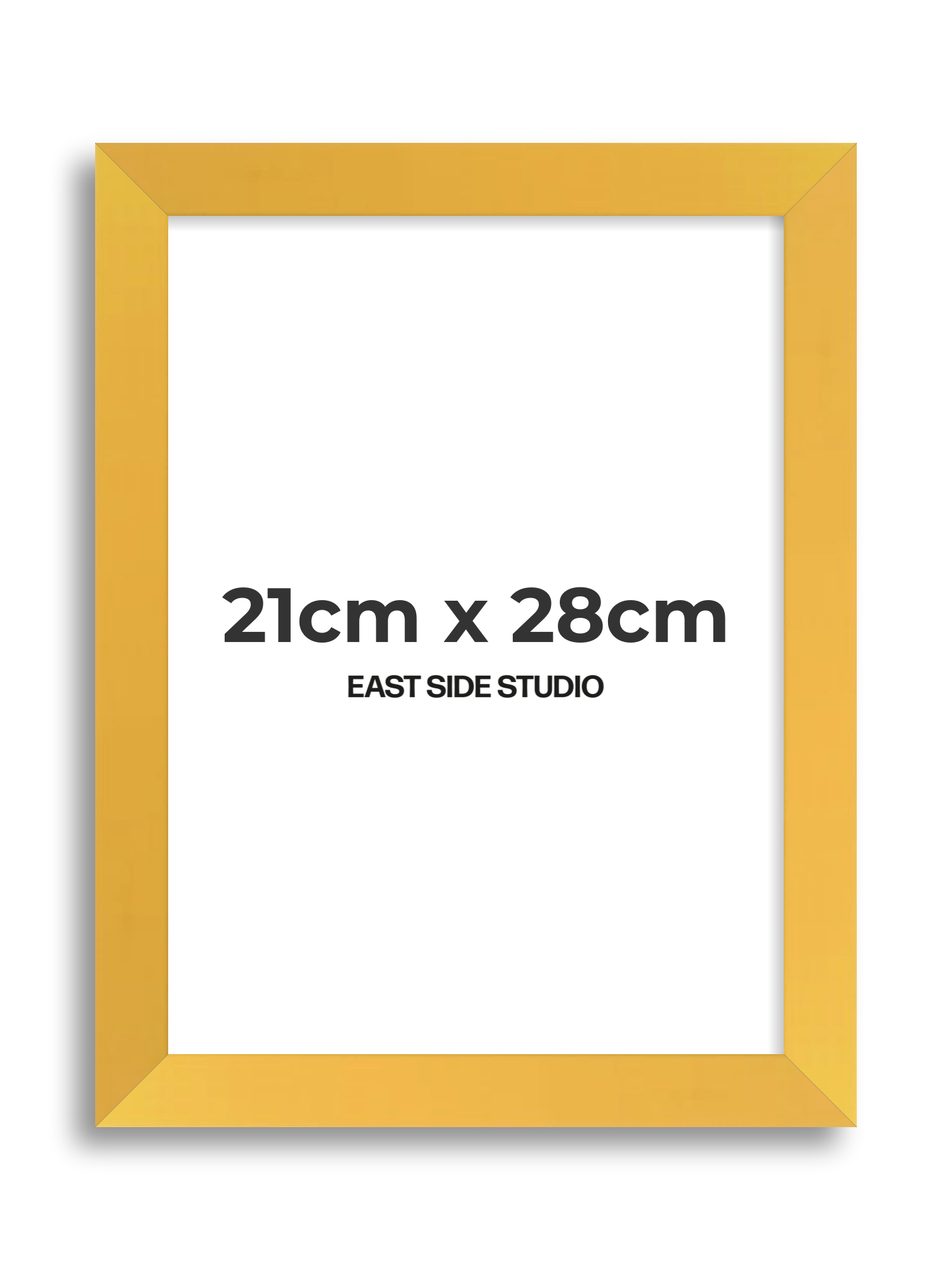 Egg Yolk Yellow 21cm x 28cm picture frame