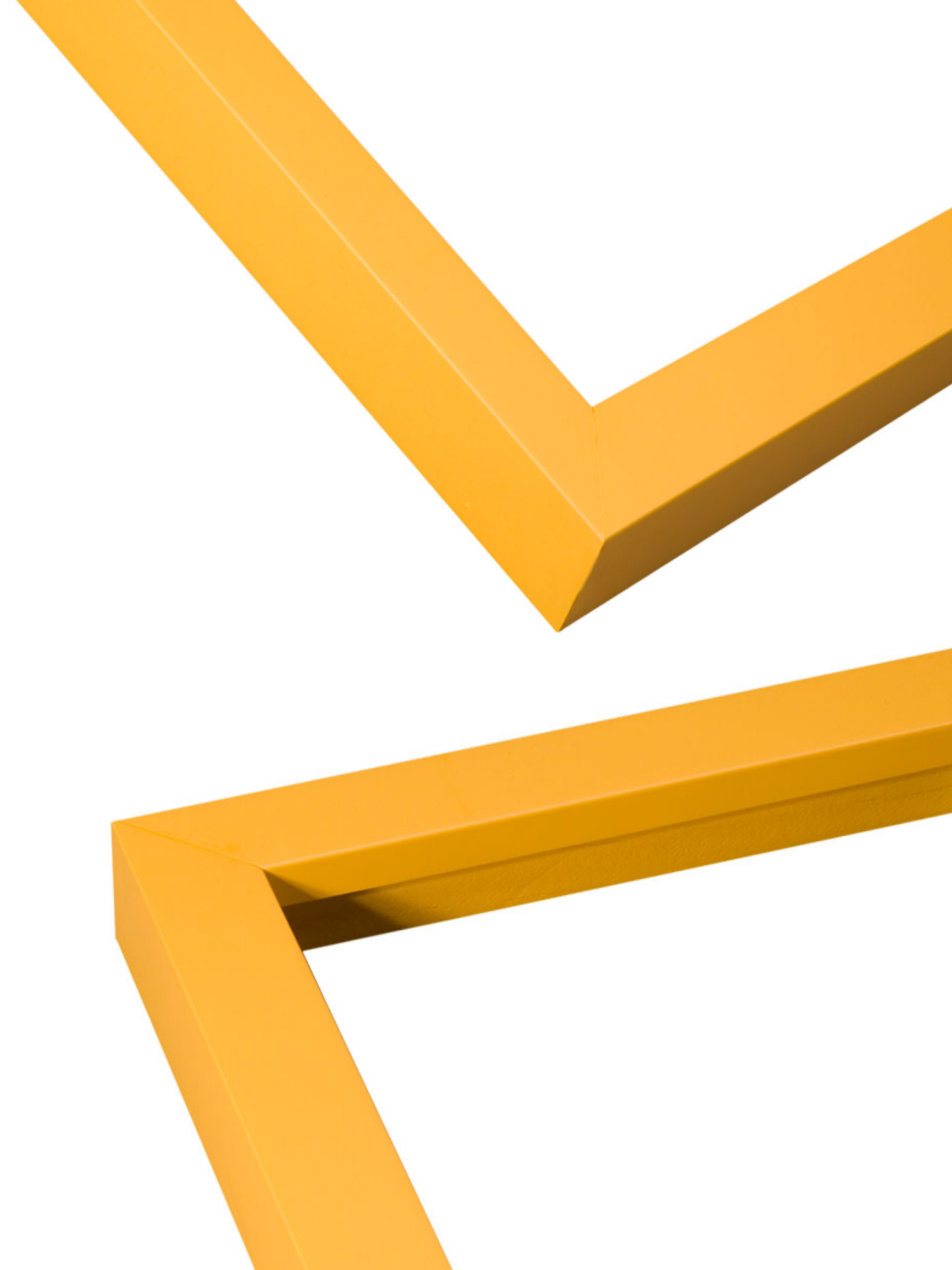 Egg Yolk Yellow picture frame chevron view