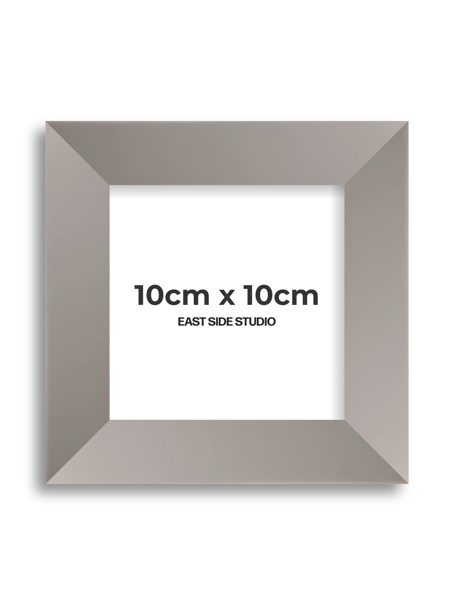 Ash Grey 10cm x 10cm picture frame