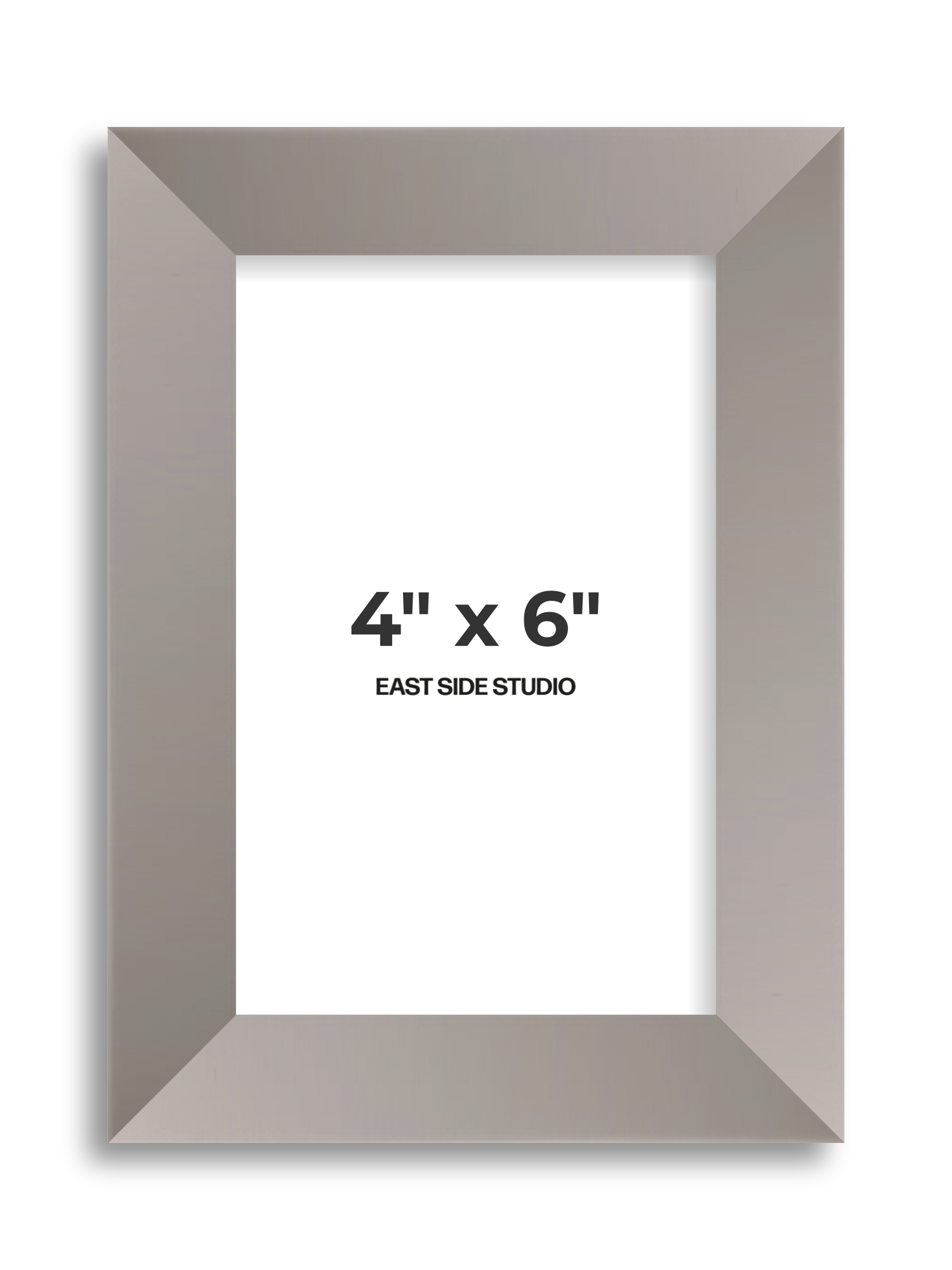Ash Grey 4" x 6" picture frame