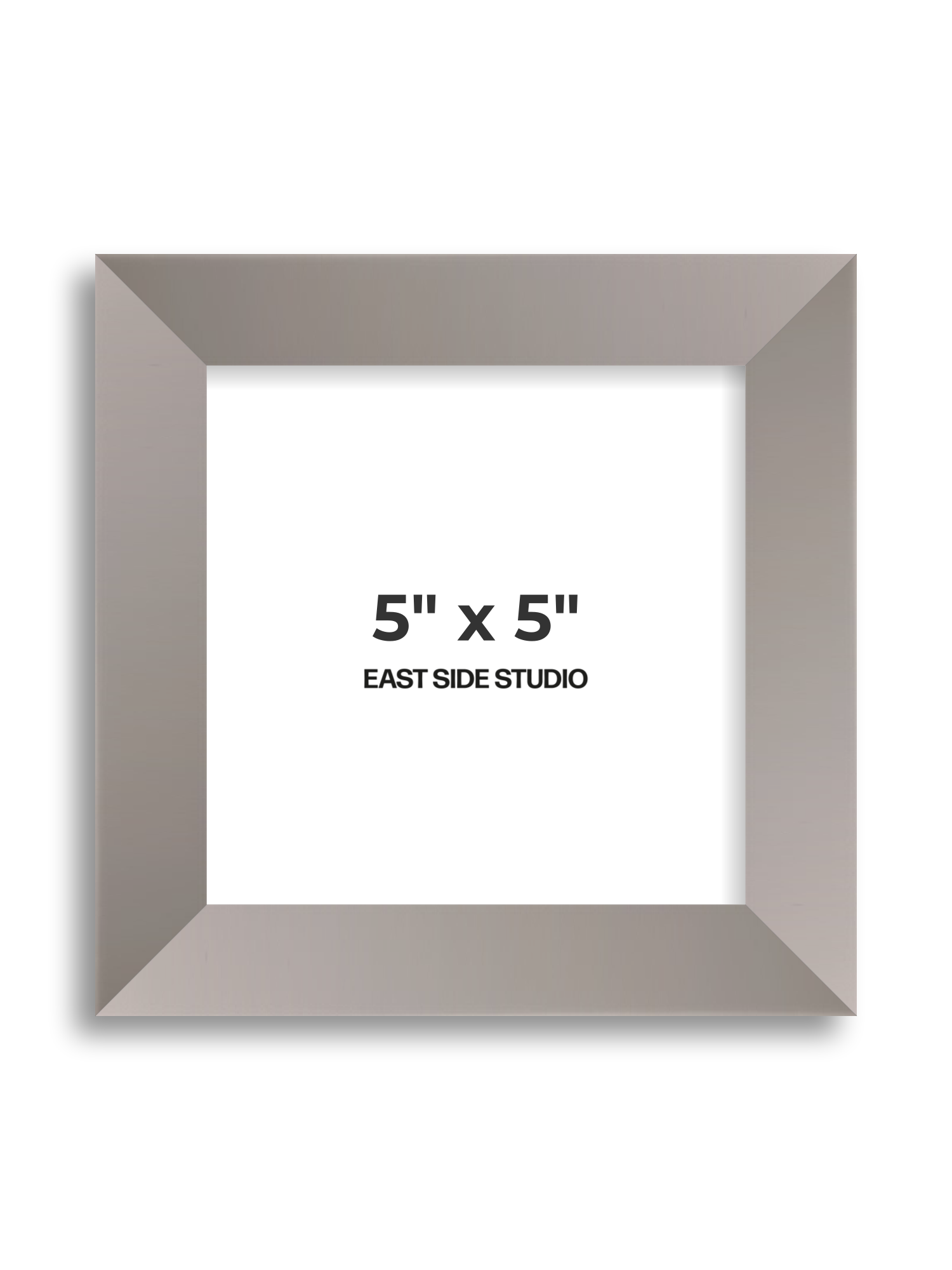 Ash Grey 5" x 5" picture frame