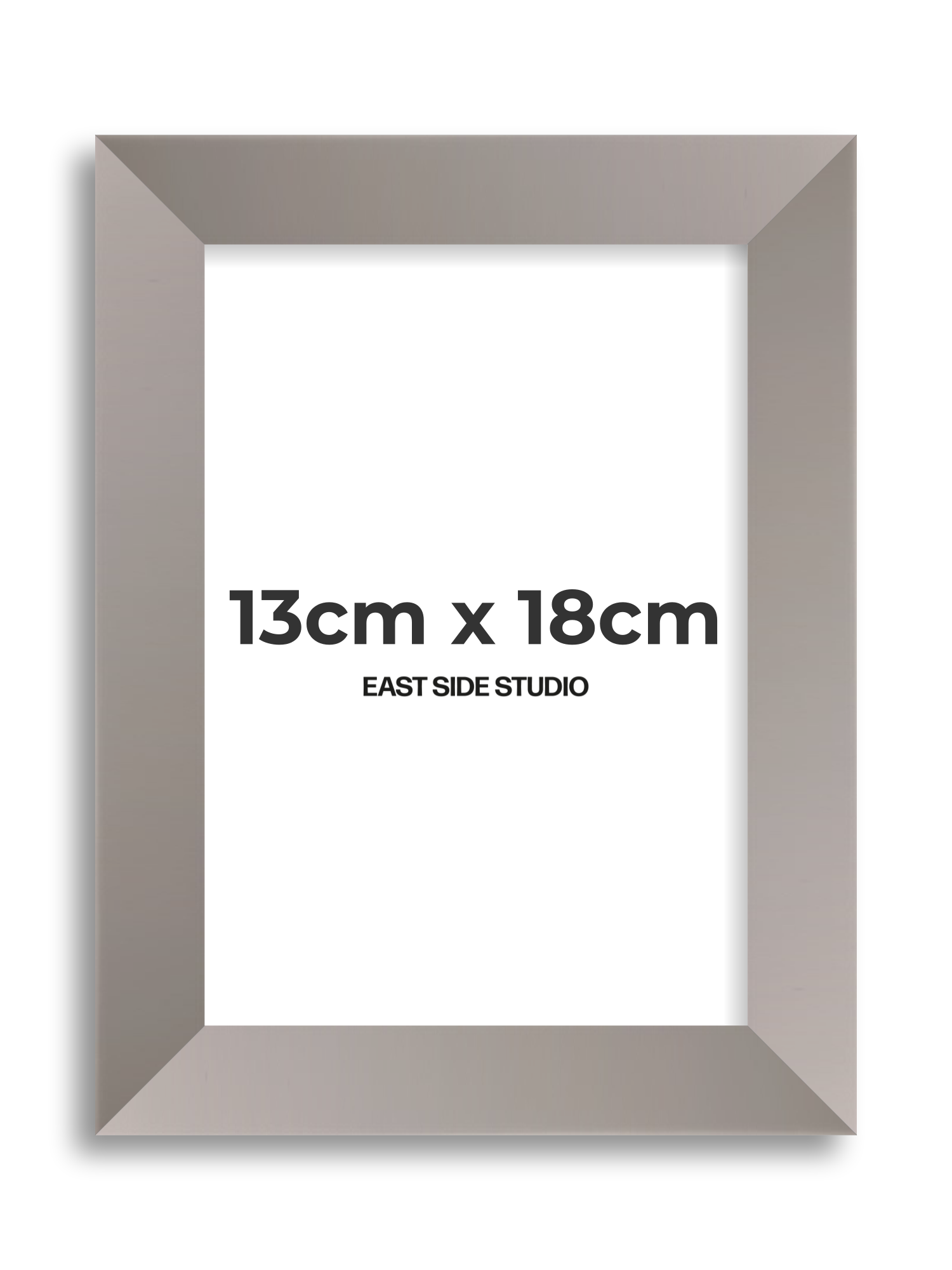 Ash Grey 13cm x 18cm picture frame