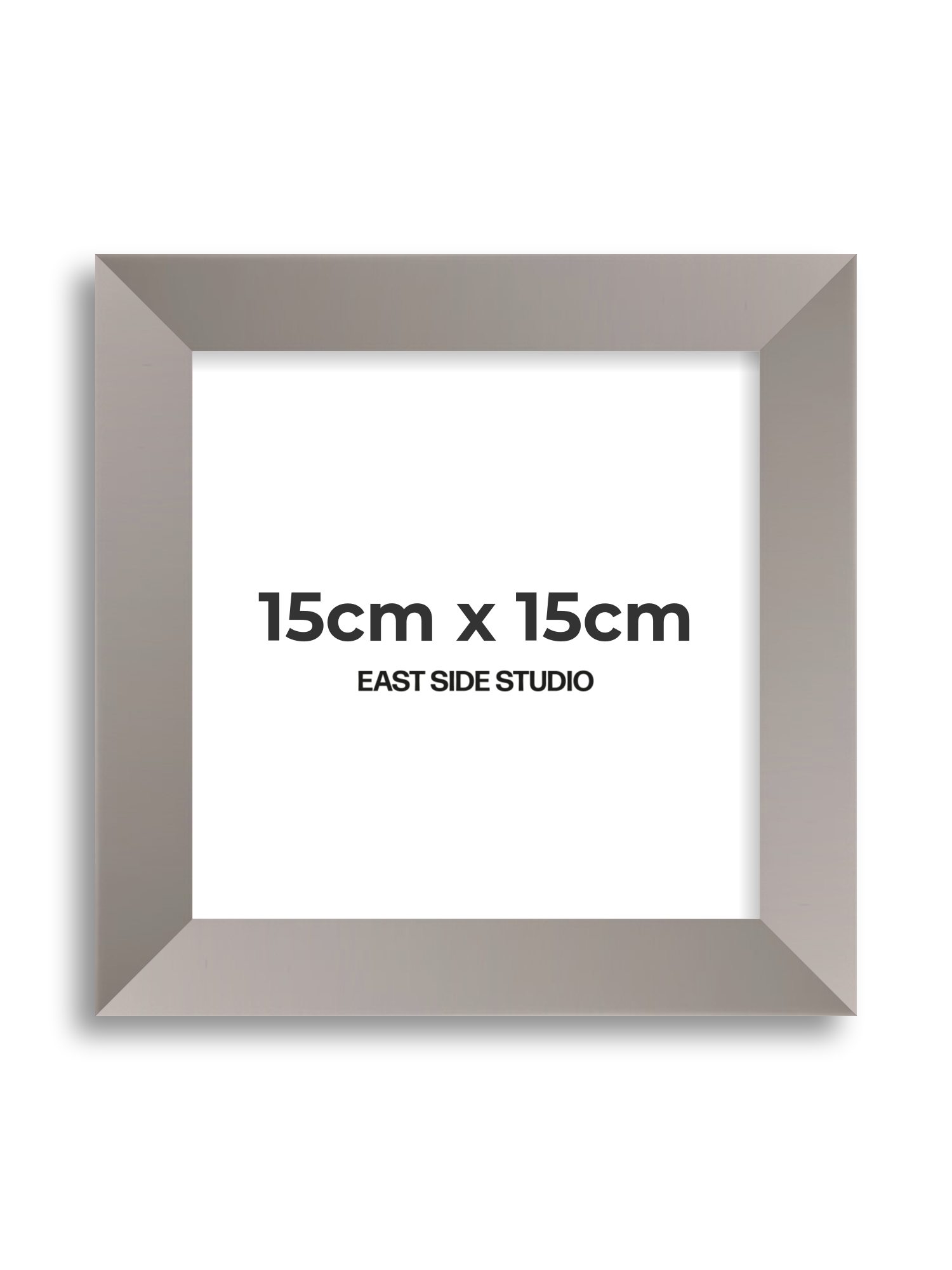 Ash Grey 15cm x 15cm picture frame