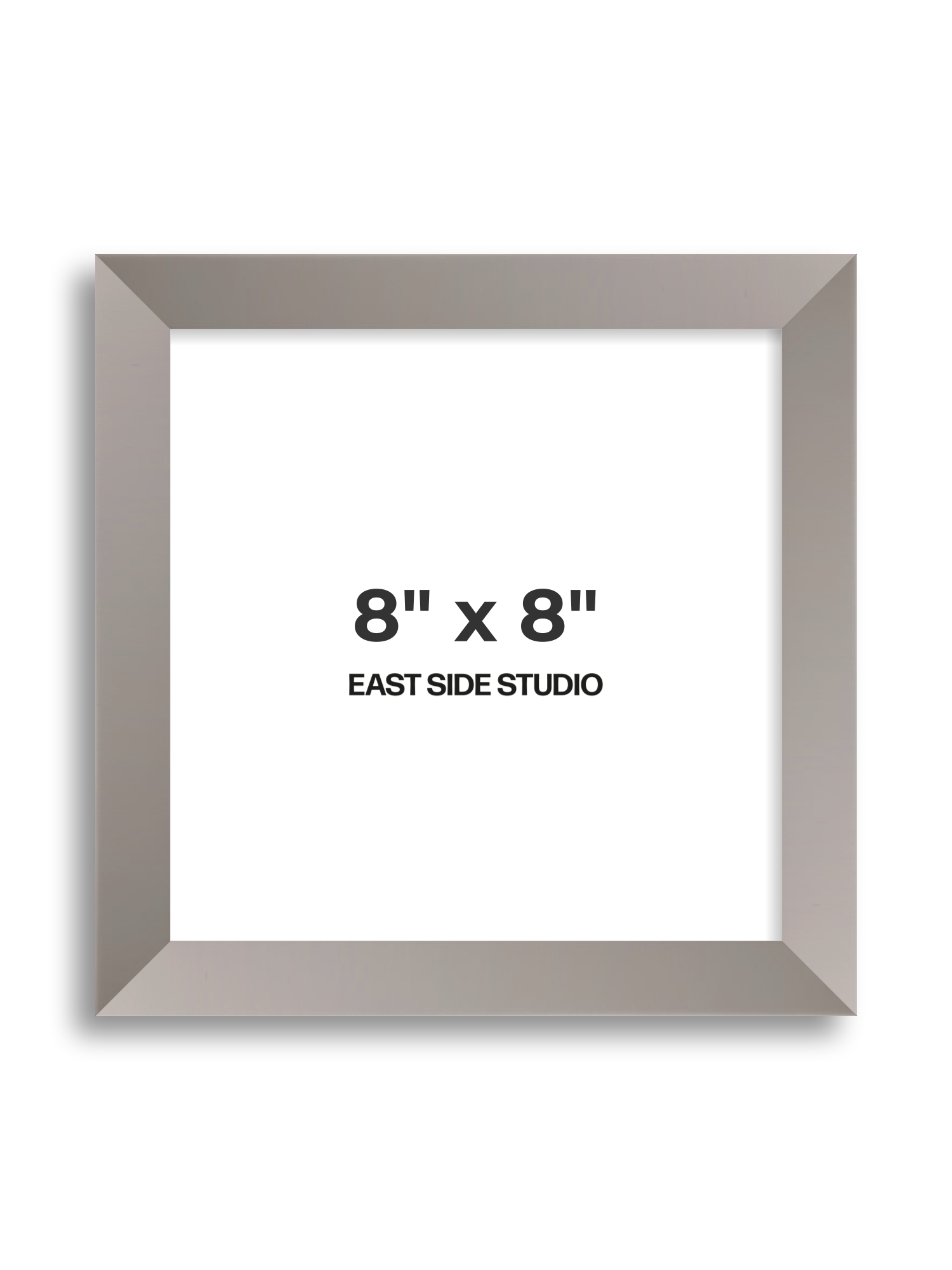 Ash Grey 8" x 8" picture frame