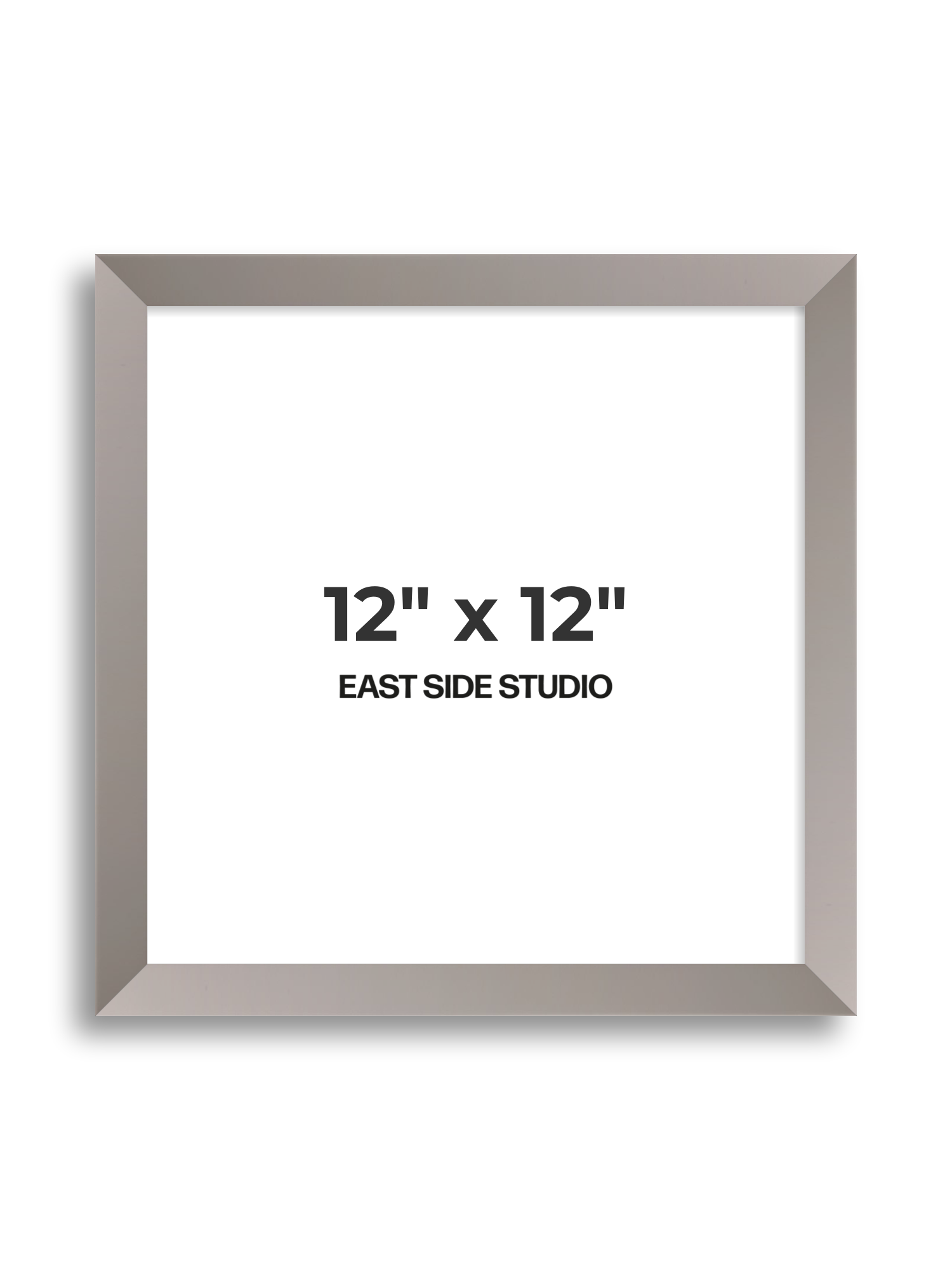 Ash Grey 12" x 12" picture frame