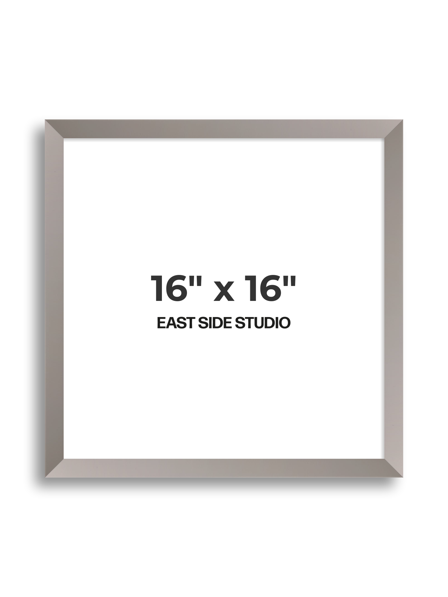 Ash Grey 16" x 16" picture frame