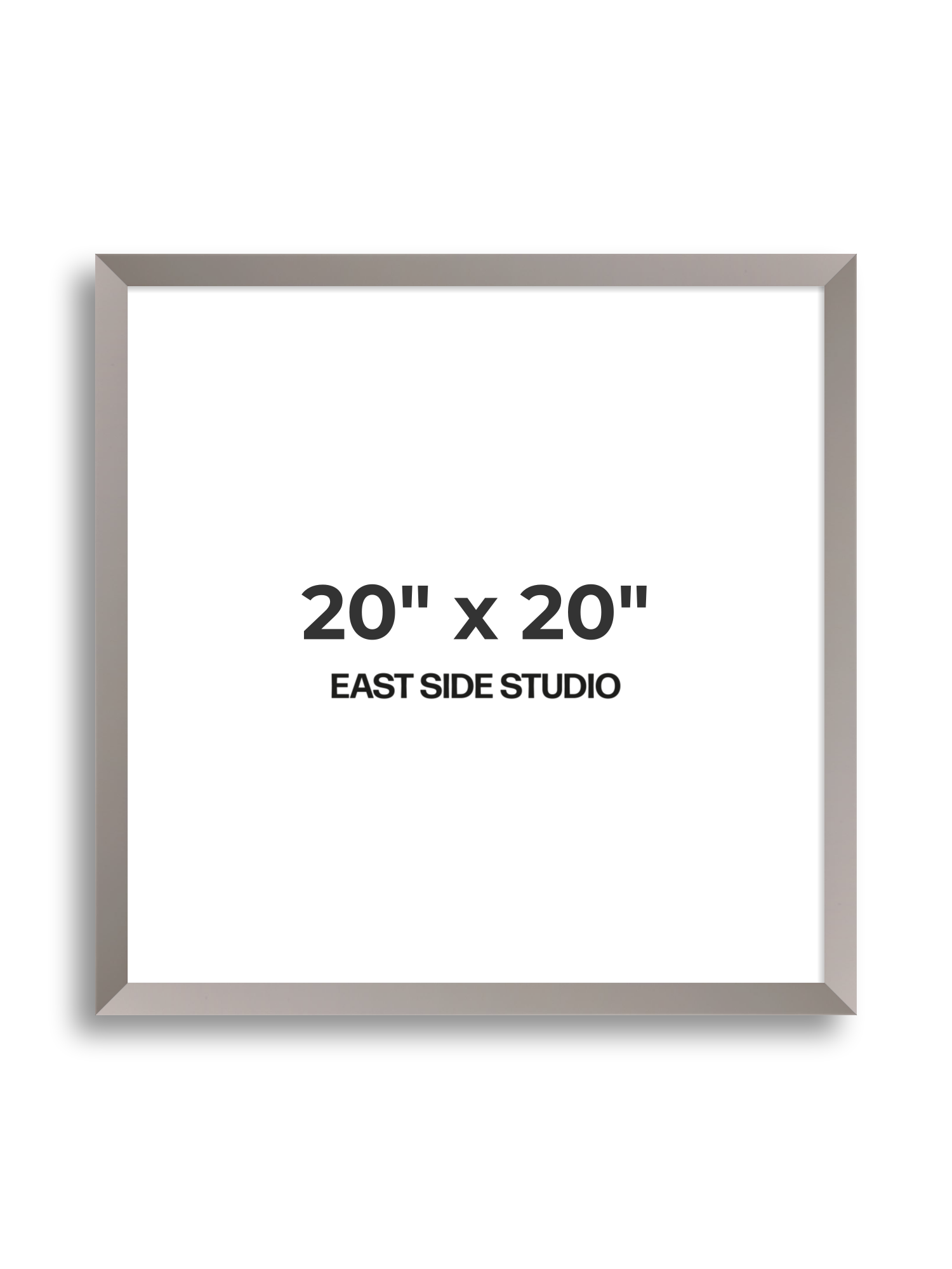 Ash Grey 20" x 20" picture frame