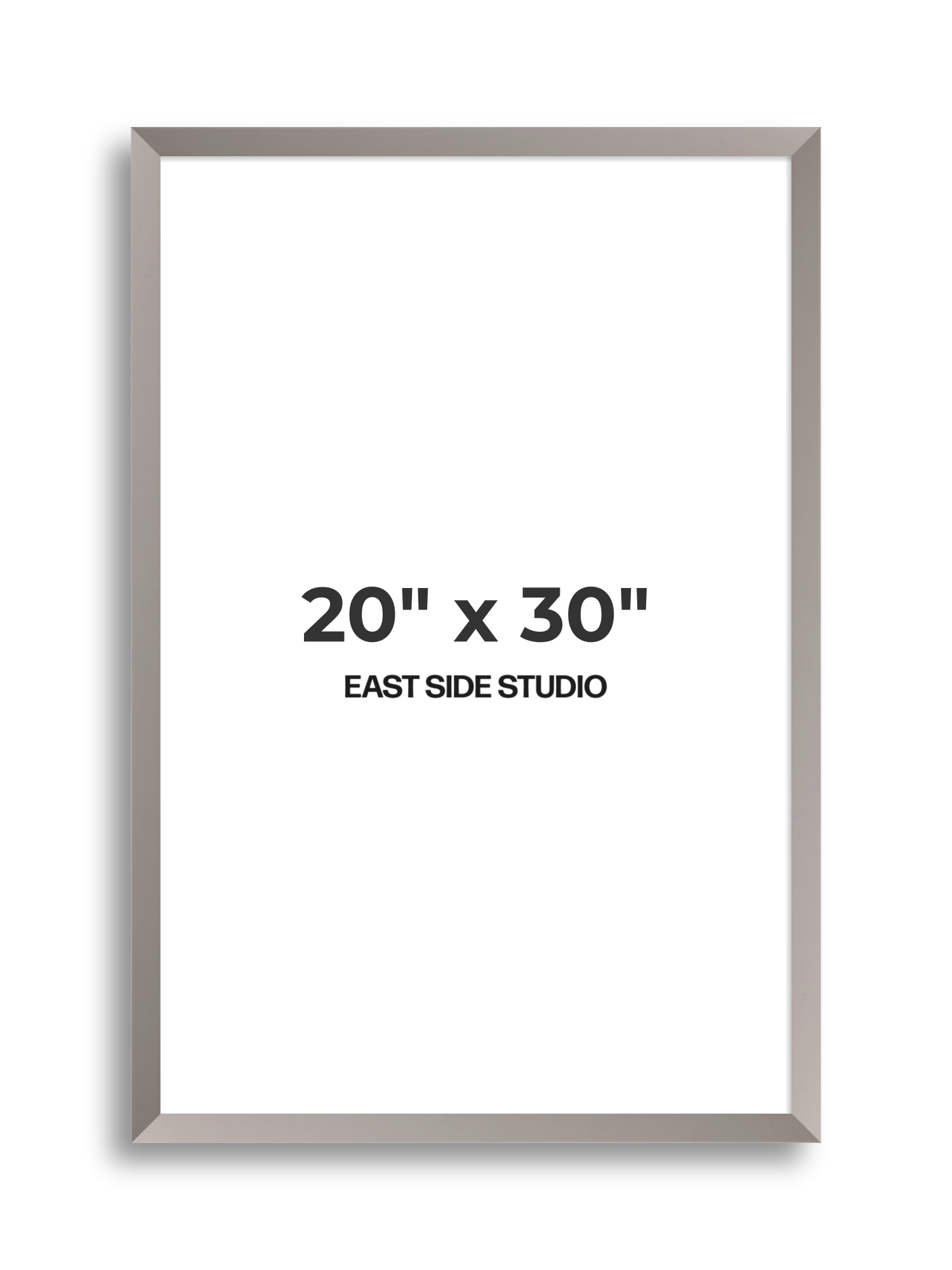 Ash Grey 20" x 30" picture frame