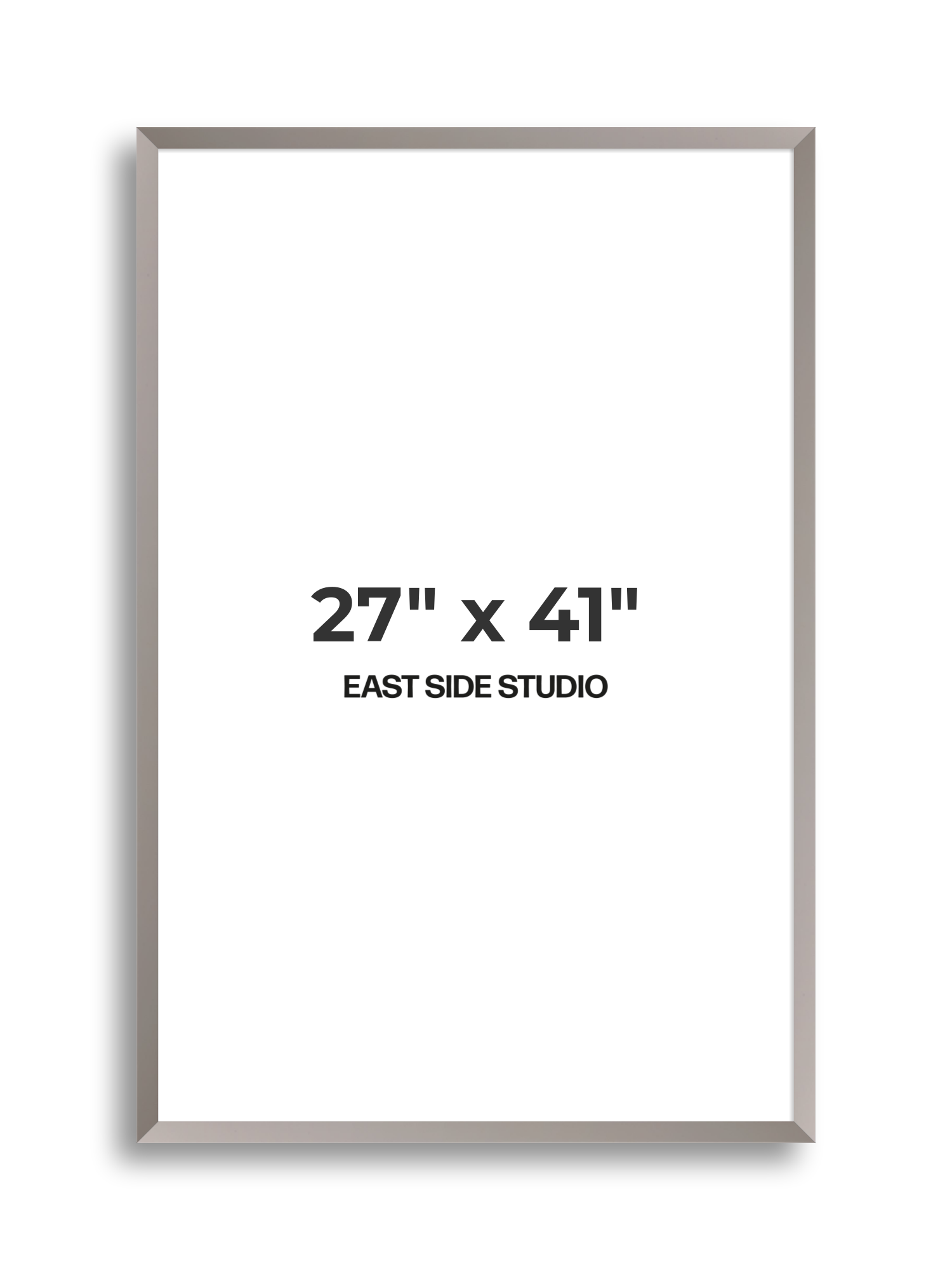 Ash Grey 27" x 41" picture frame