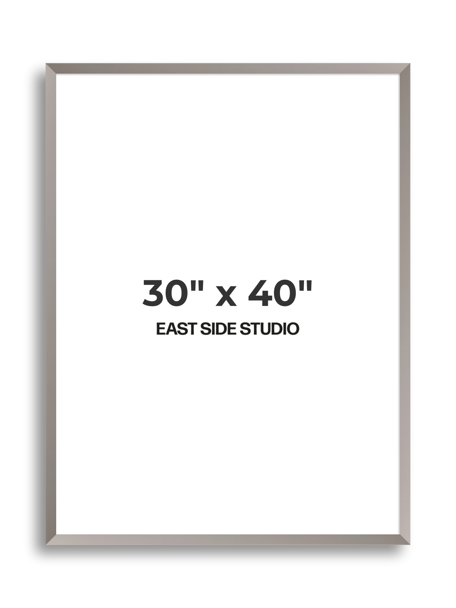 Ash Grey 30" x 40" picture frame