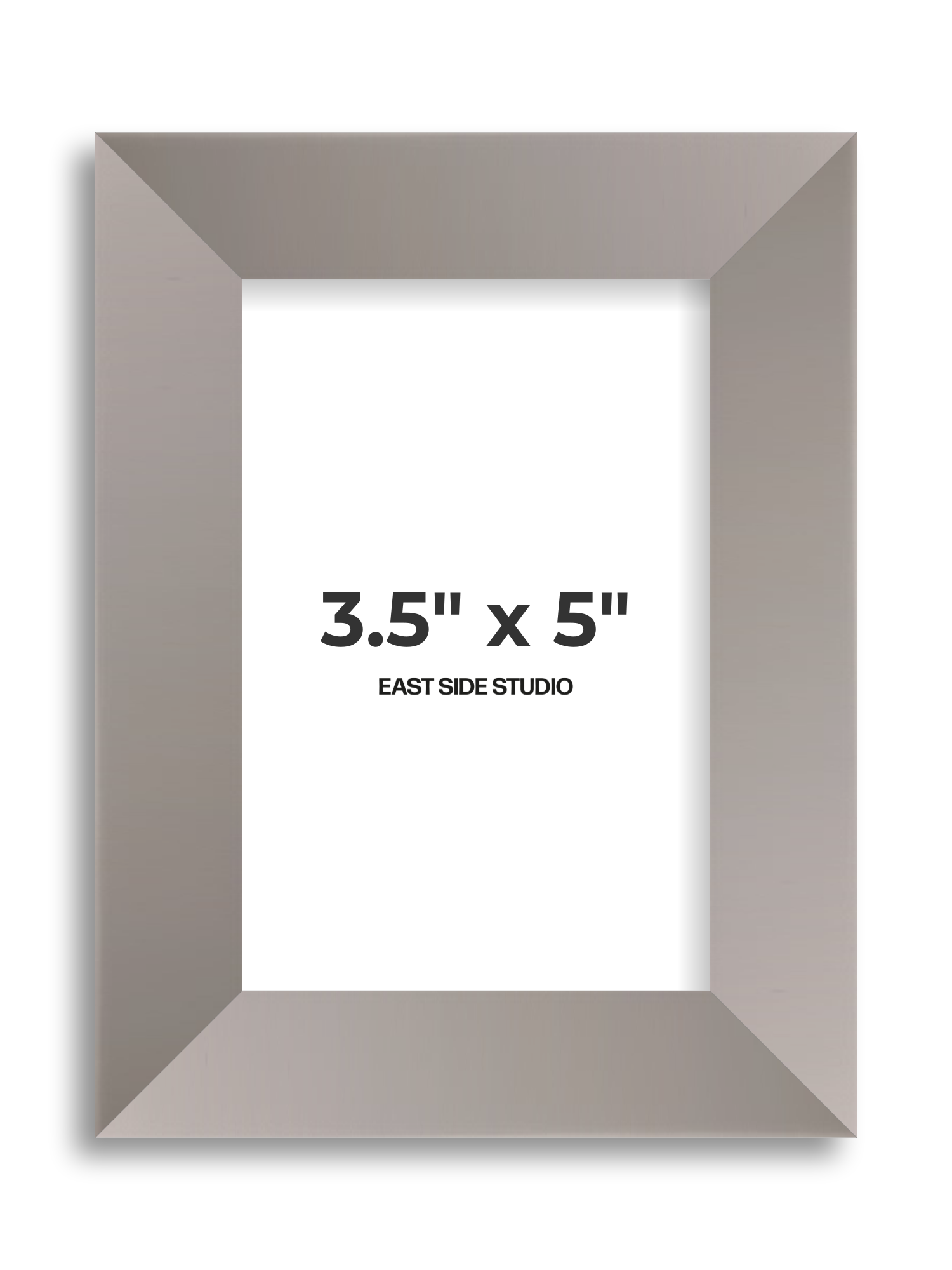 Ash Grey 3.5" x 5" picture frame