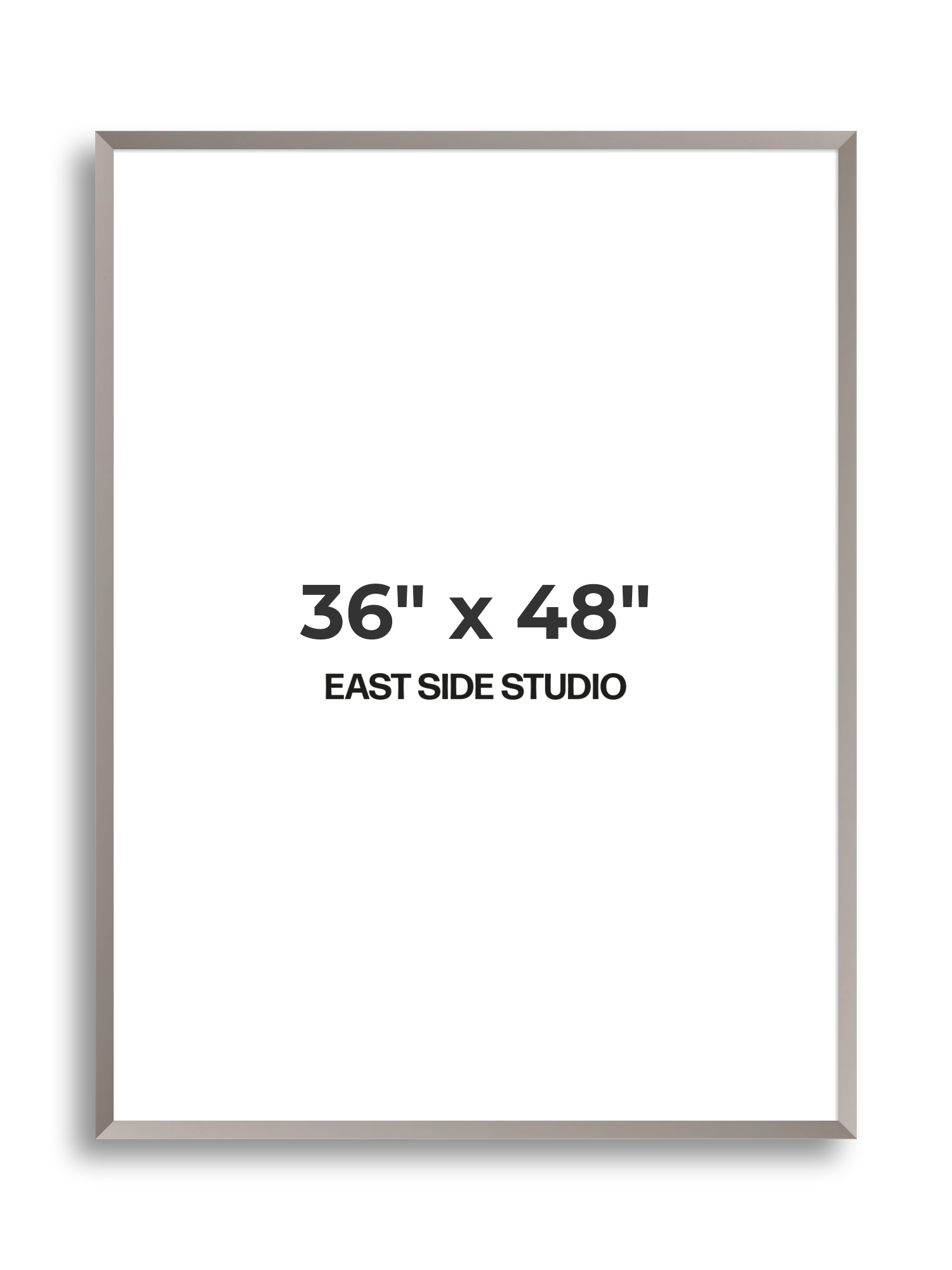 Ash Grey 36" x 48" picture frame