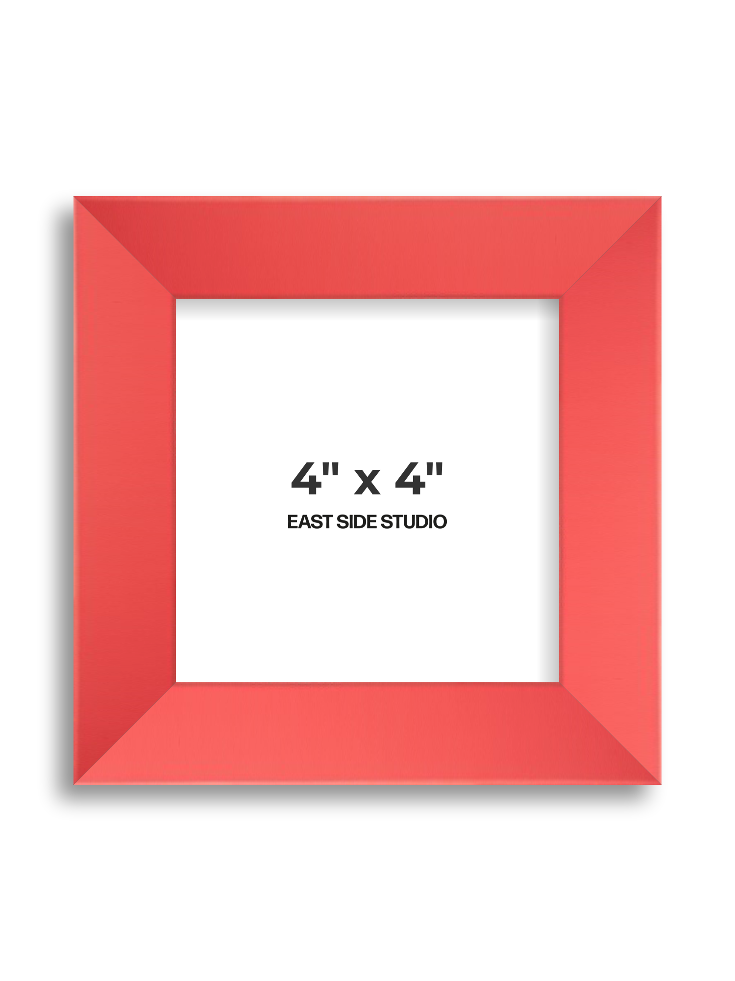 Blossom Red 4" x 4" picture frame