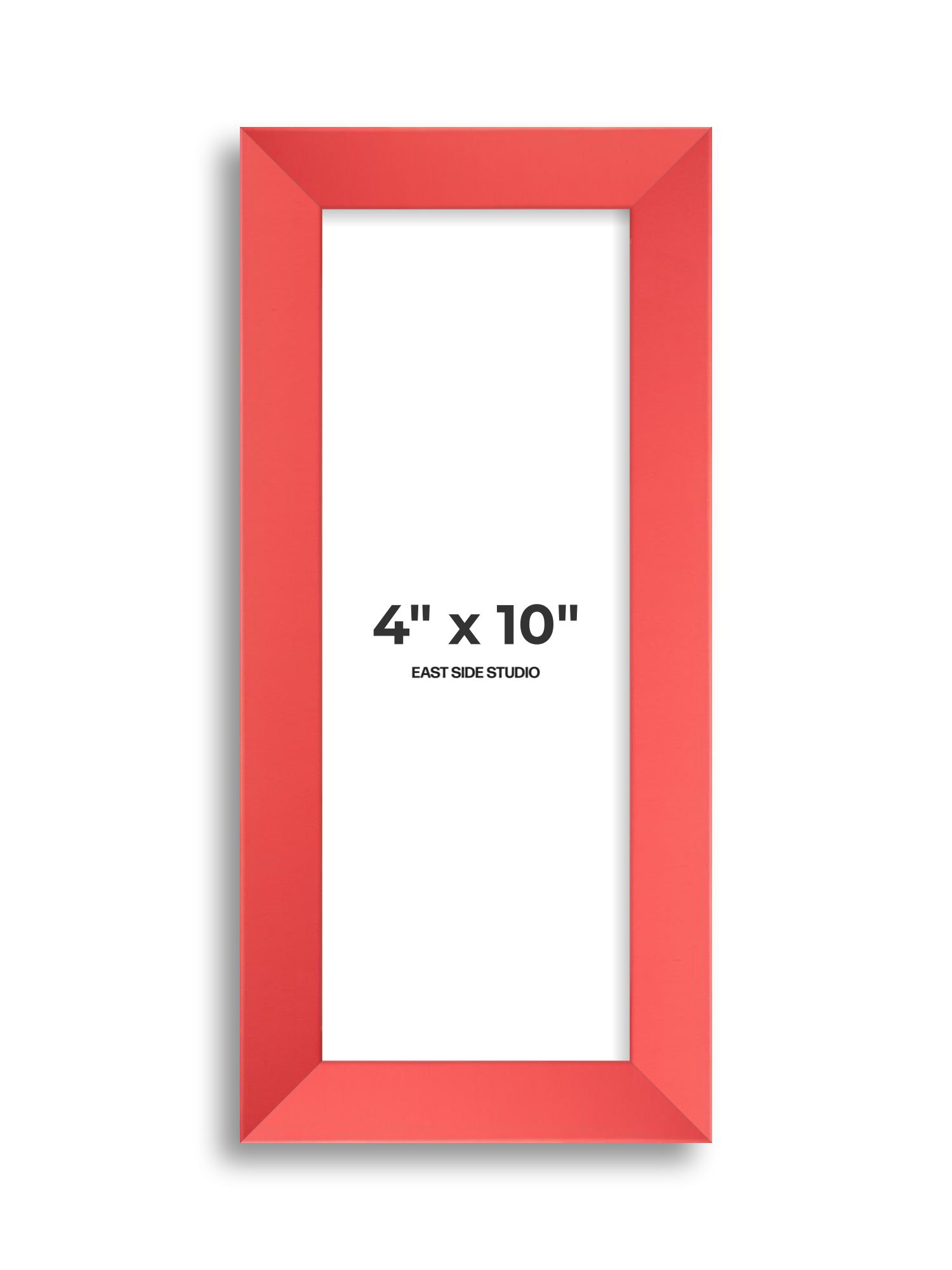 Blossom Red 4" x 10" picture frame