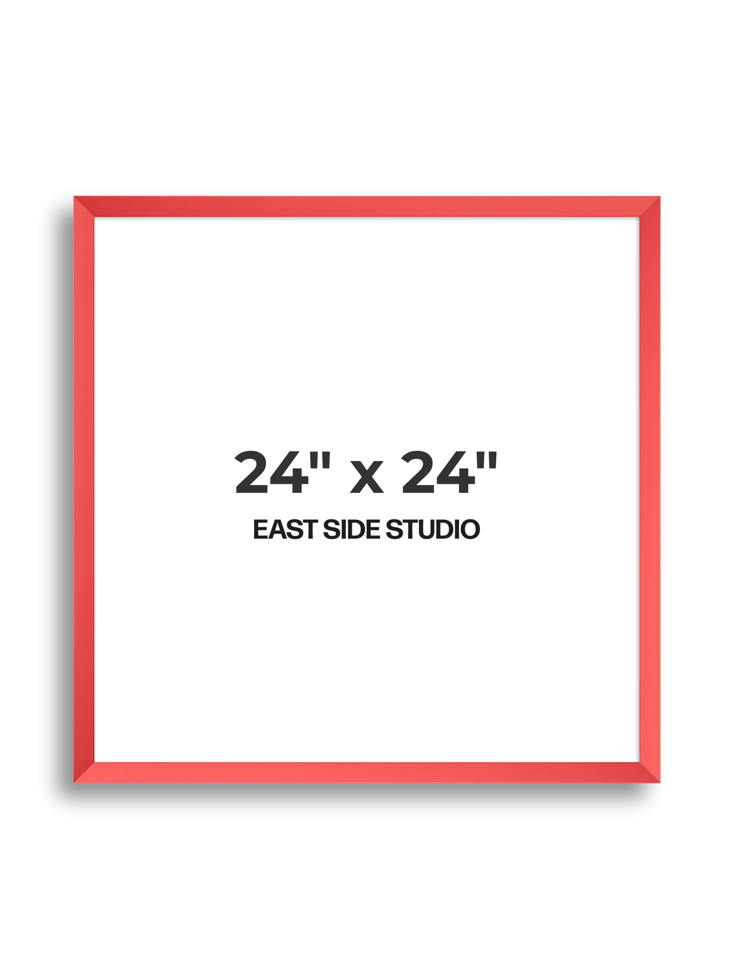 Blossom Red 24" x 24" picture frame