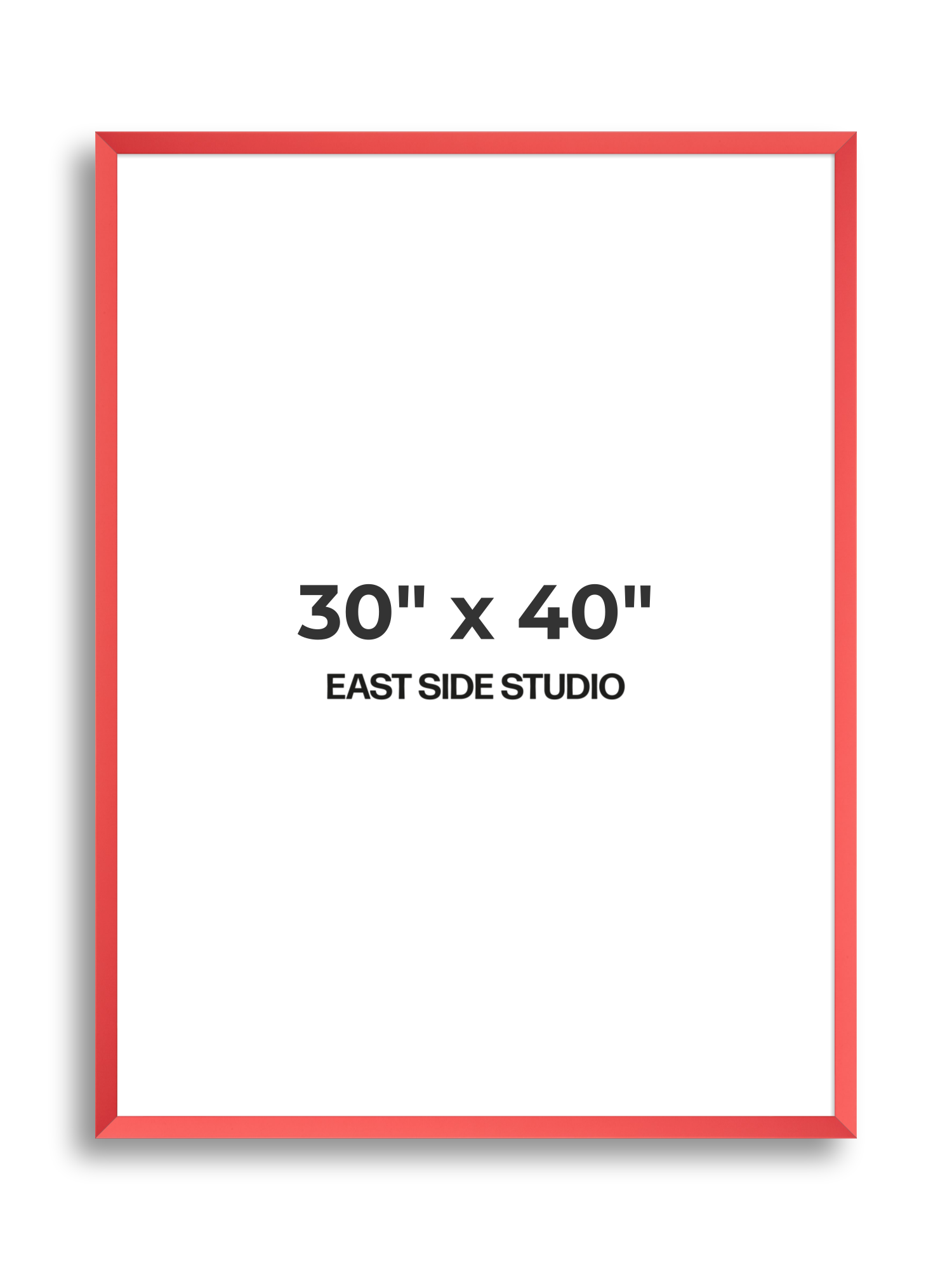 Blossom Red 30" x 40" picture frame