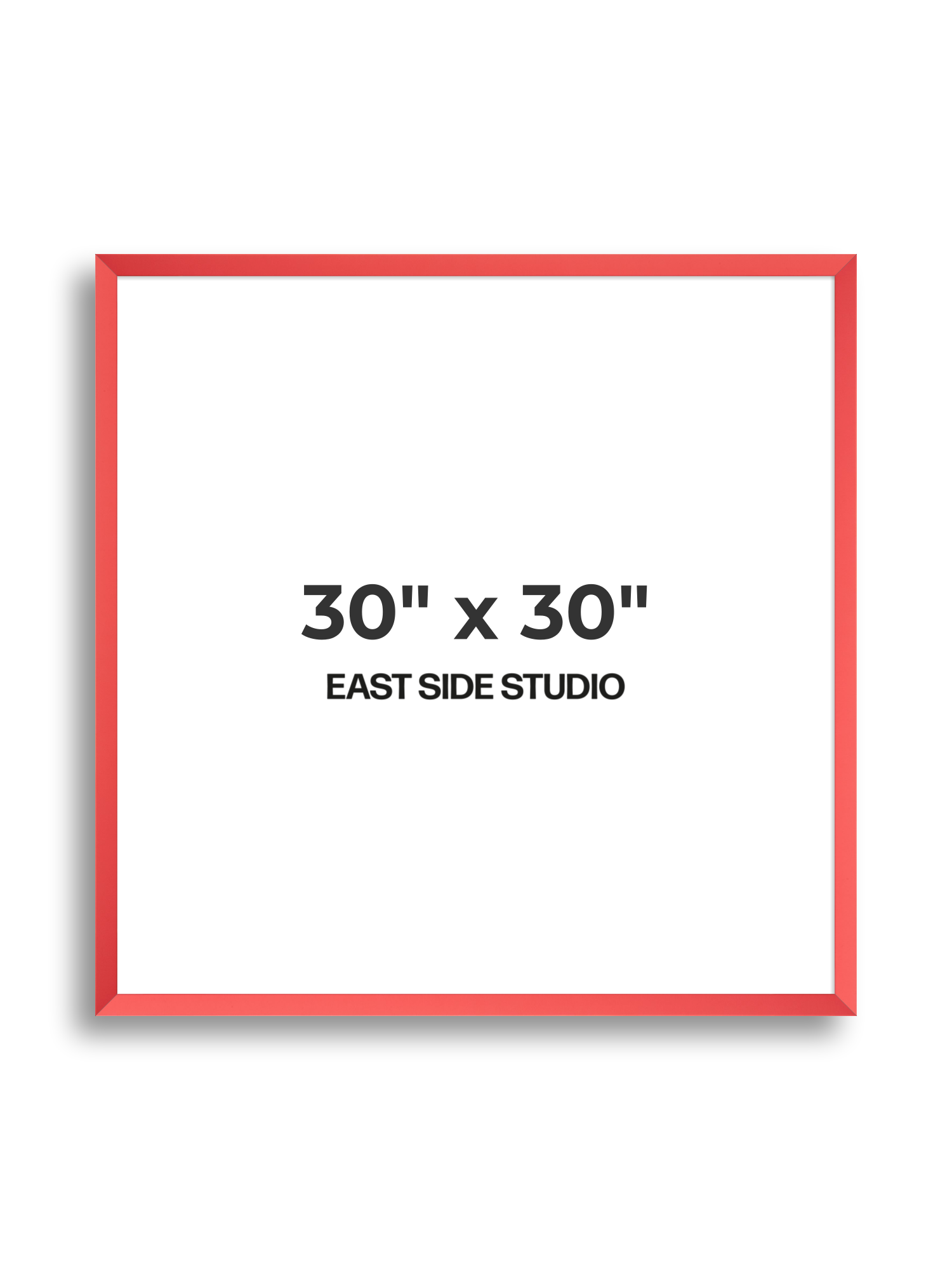 Blossom Red 30" x 30" picture frame