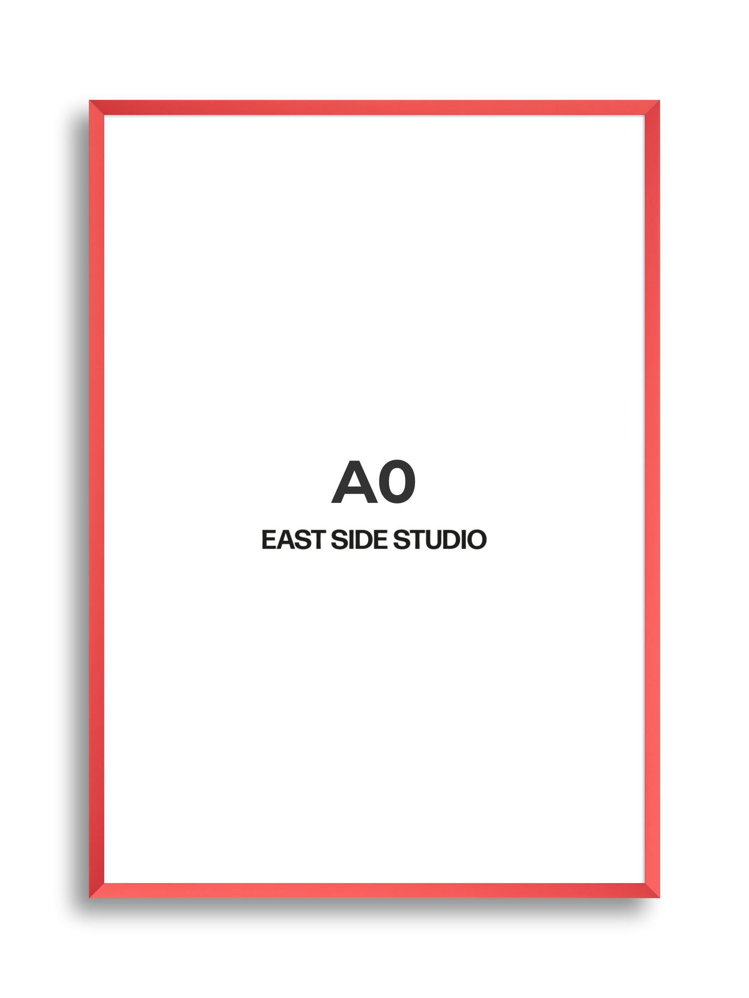 Blossom Red A0 picture frame