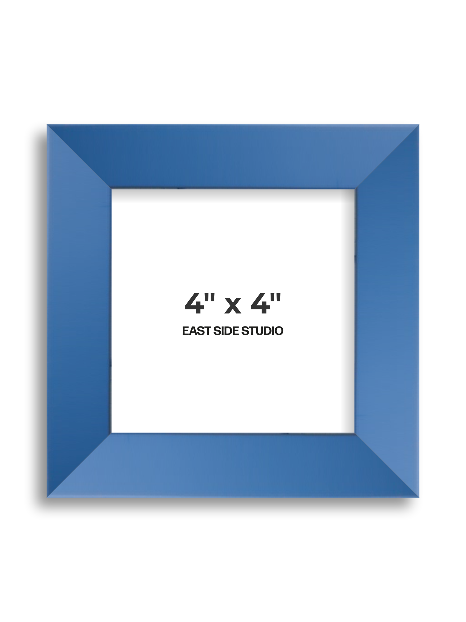 Cornflower Blue 4" x 4" picture frame