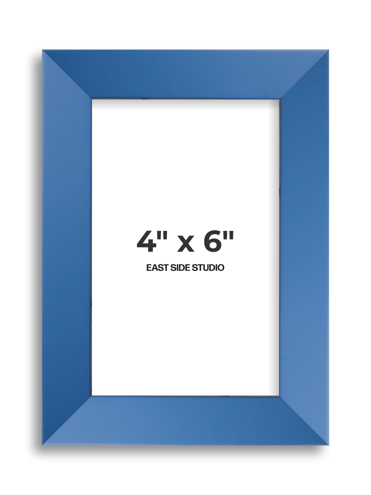 Cornflower Blue 4" x 6" picture frame