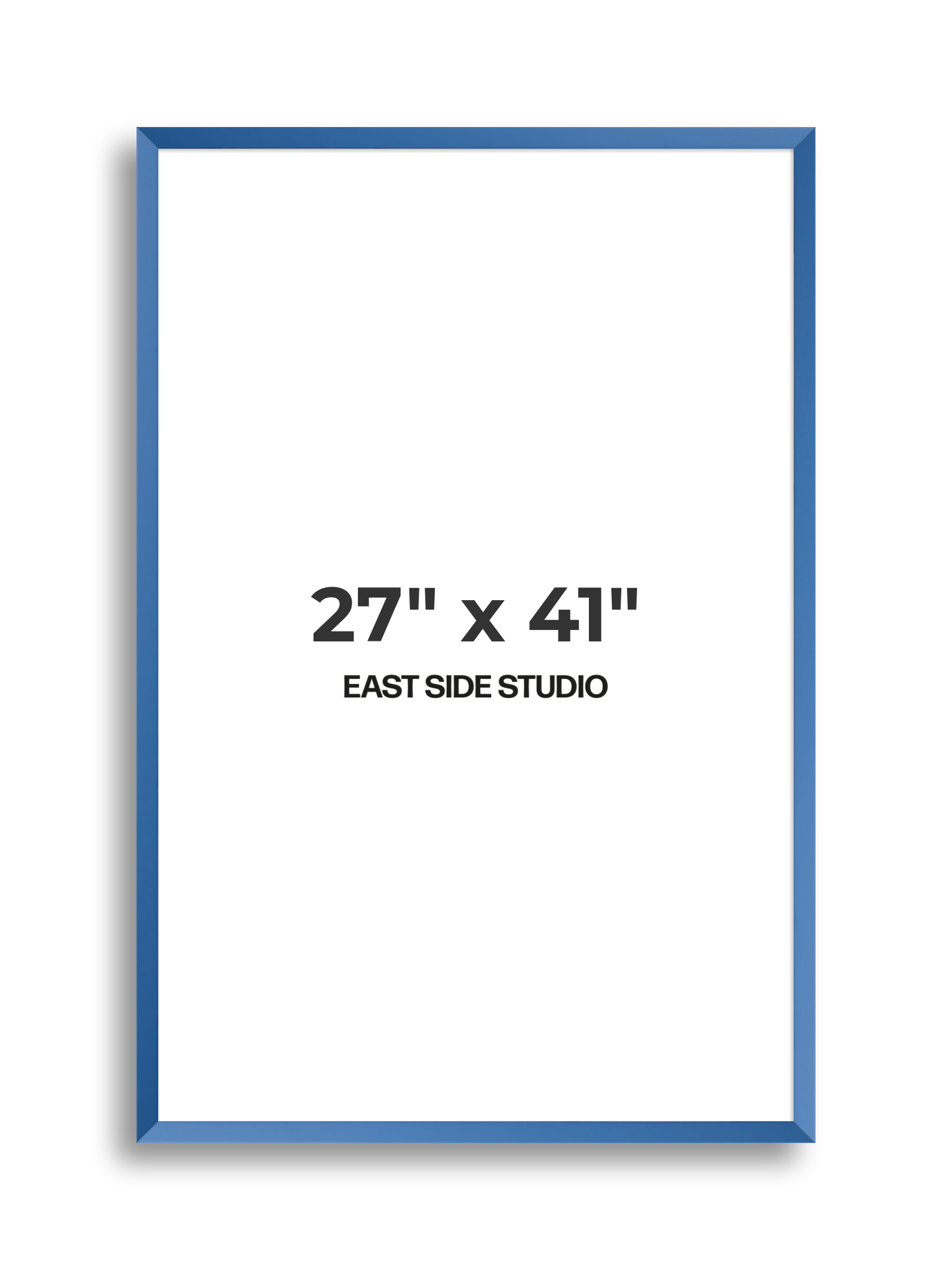 Cornflower Blue 27" x 41" picture frame