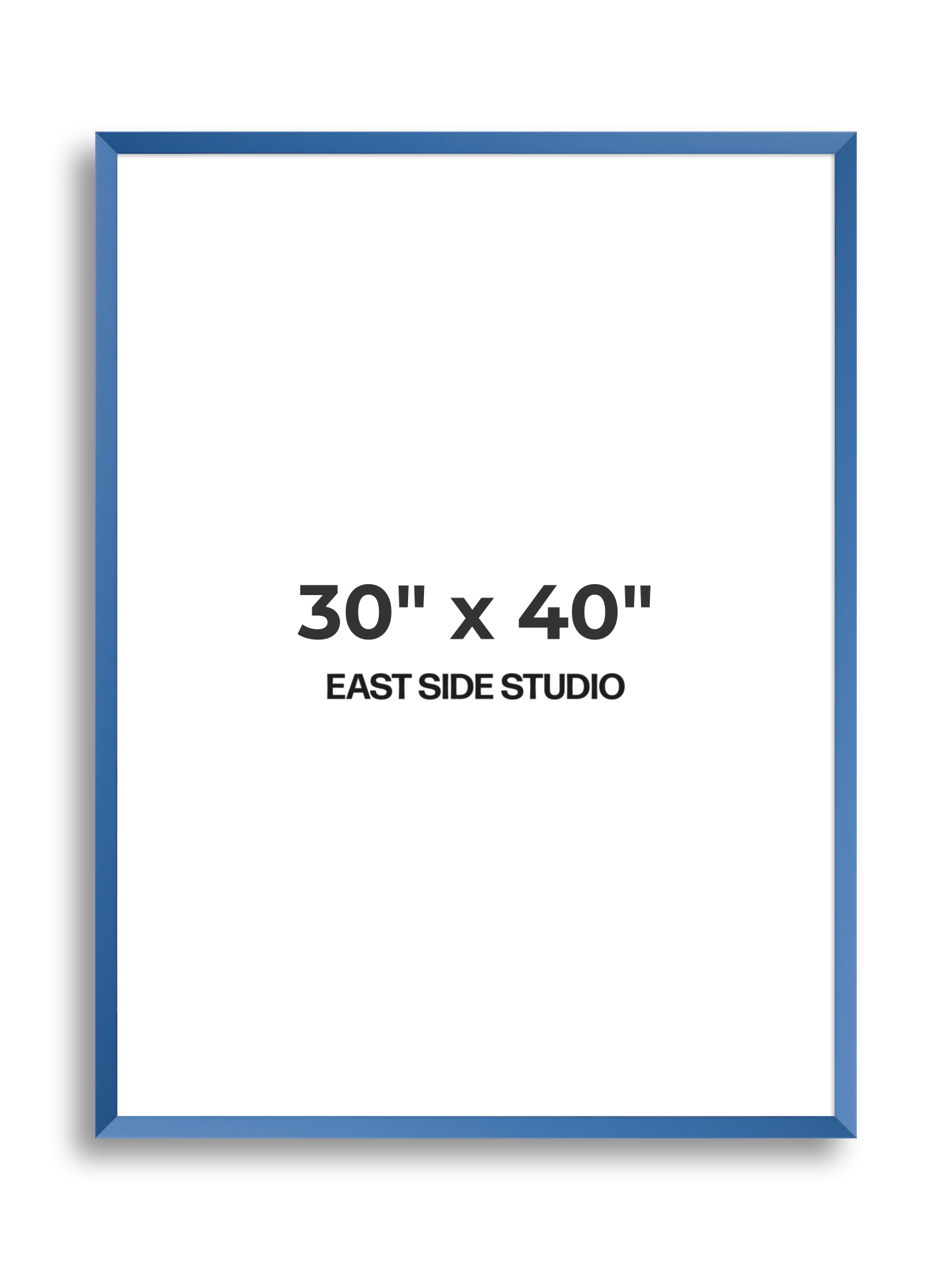 Cornflower Blue 30" x 40" picture frame