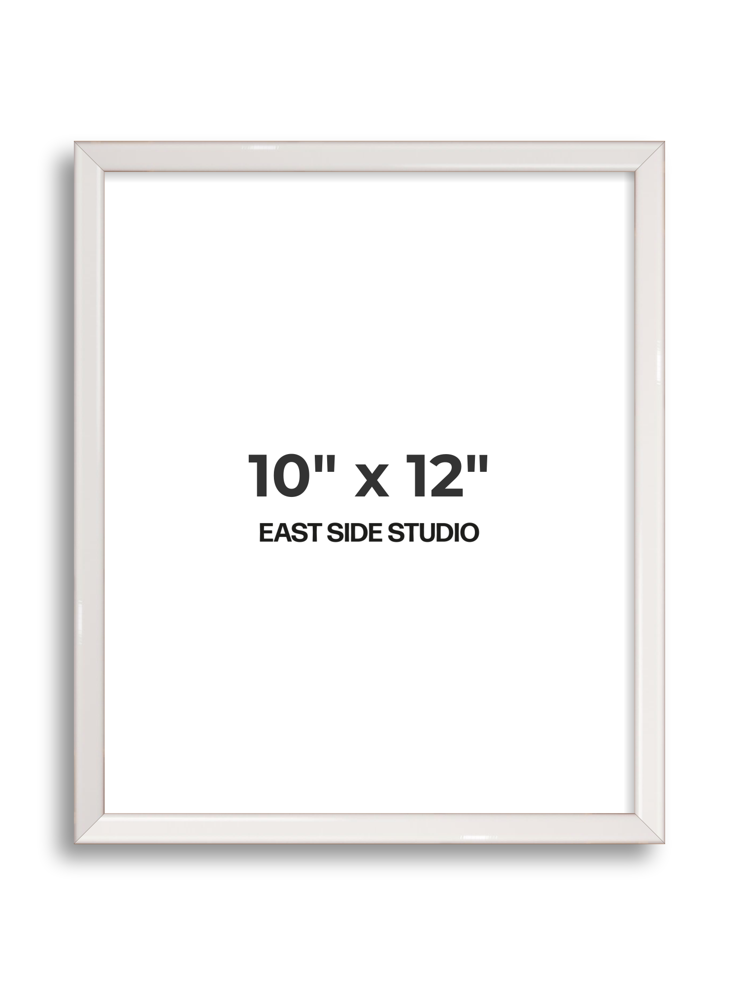 White Gloss 10" x 12" picture frame