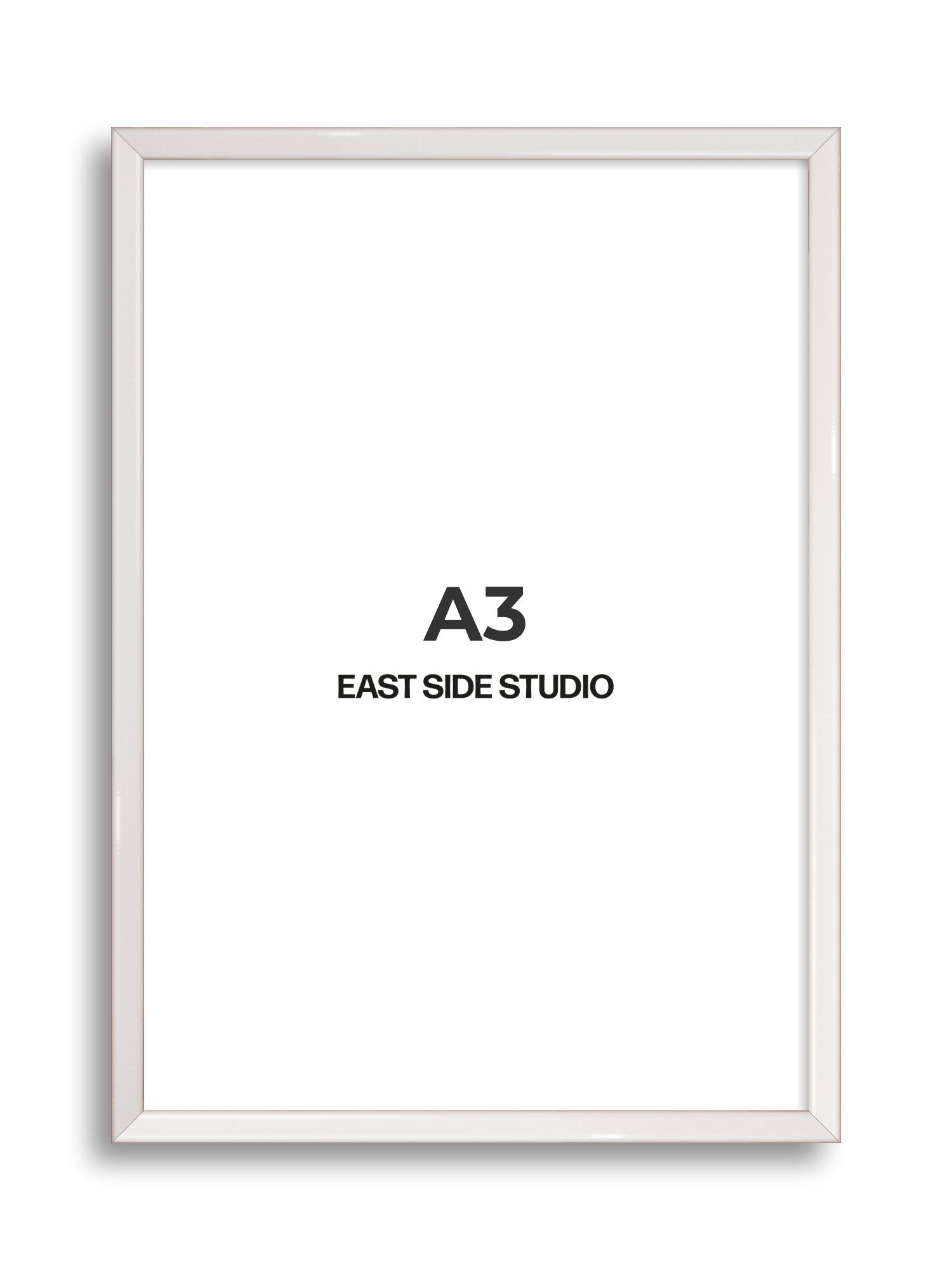 White Gloss A3 picture frame