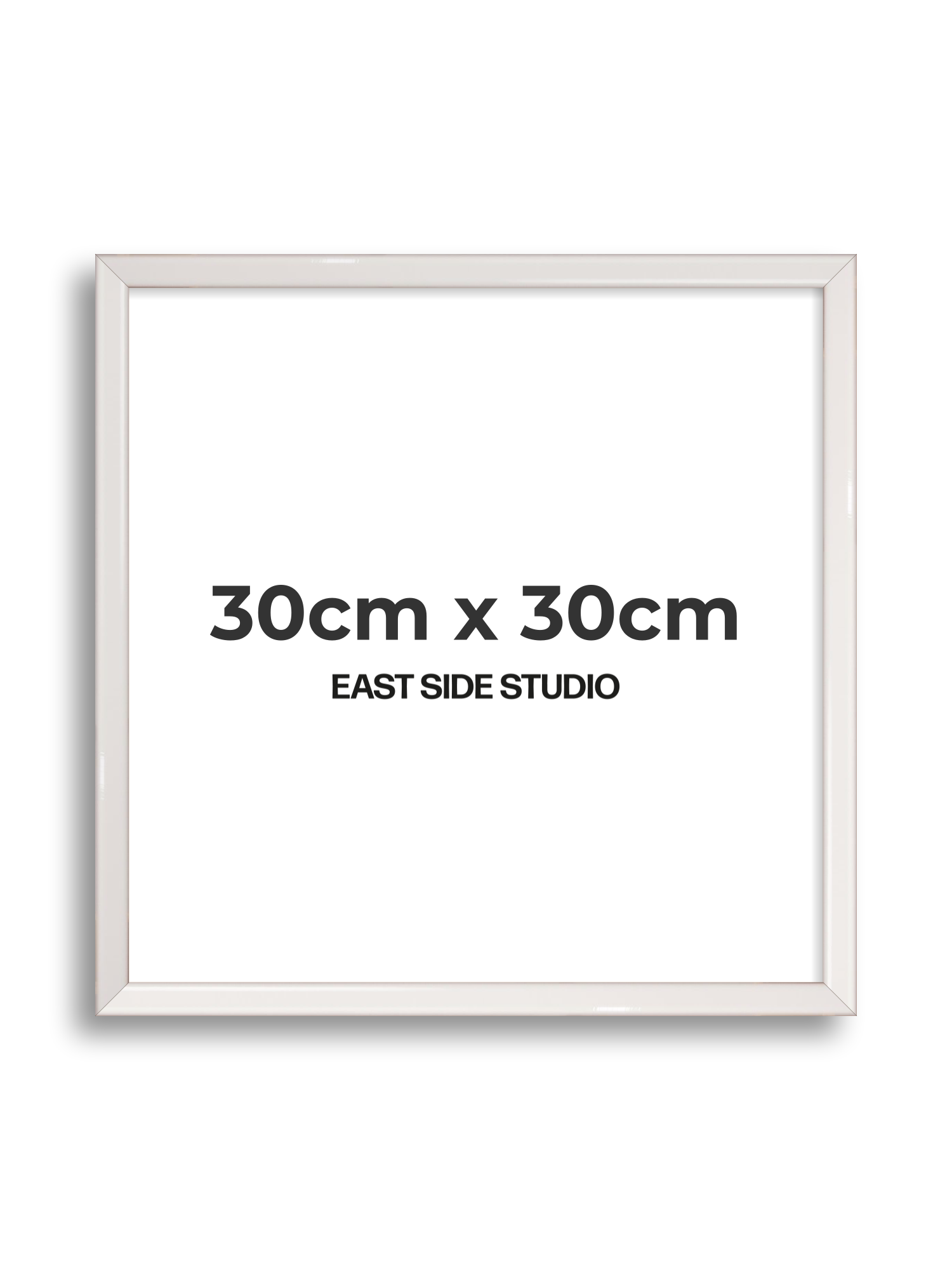 White Gloss 30cm x 30cm picture frame